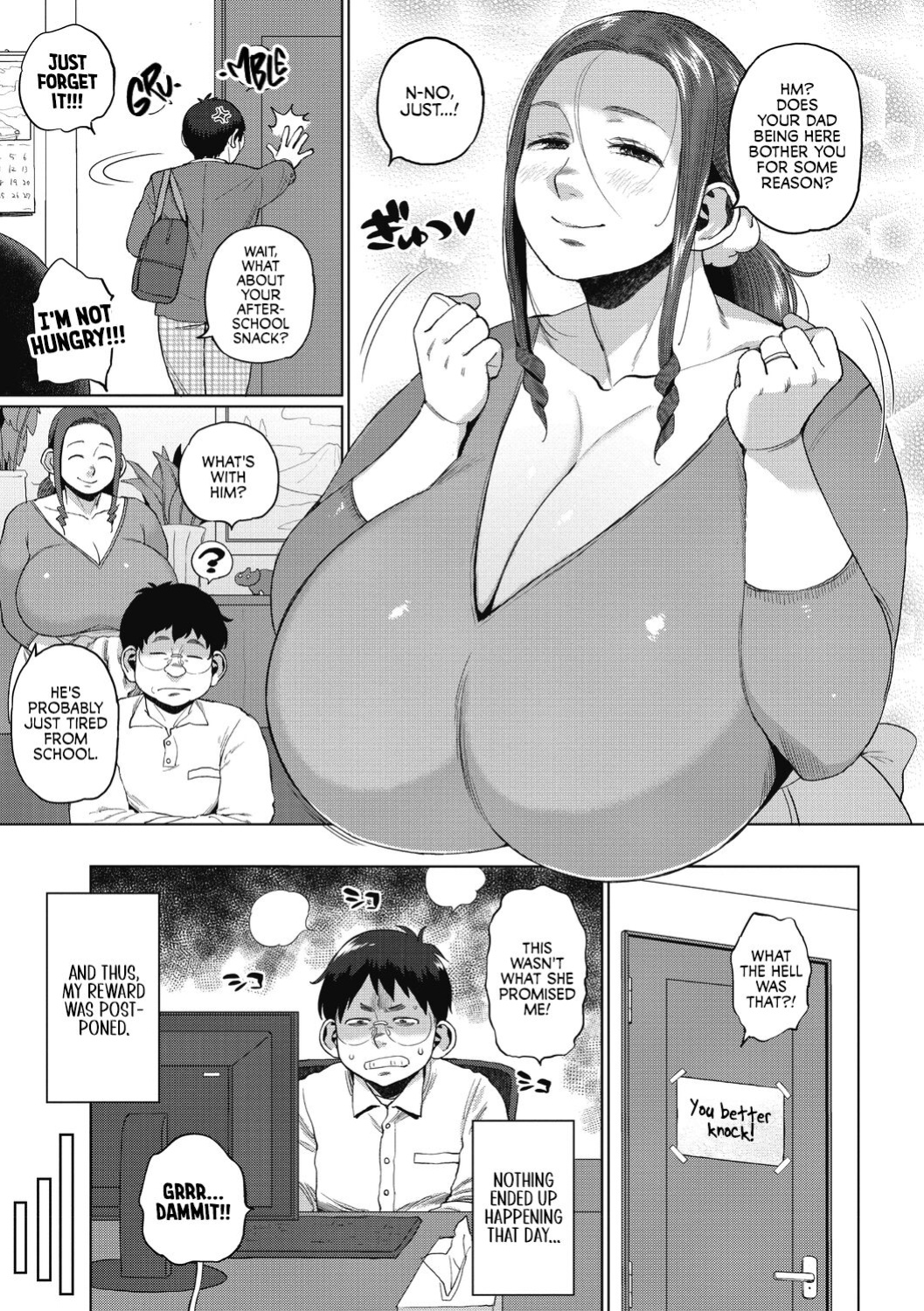 [Muronaga Chaashuu] Our Secret [Part 4] ~Our Secret~ (Kaa-san no Umoretai Karada) [full tummy]