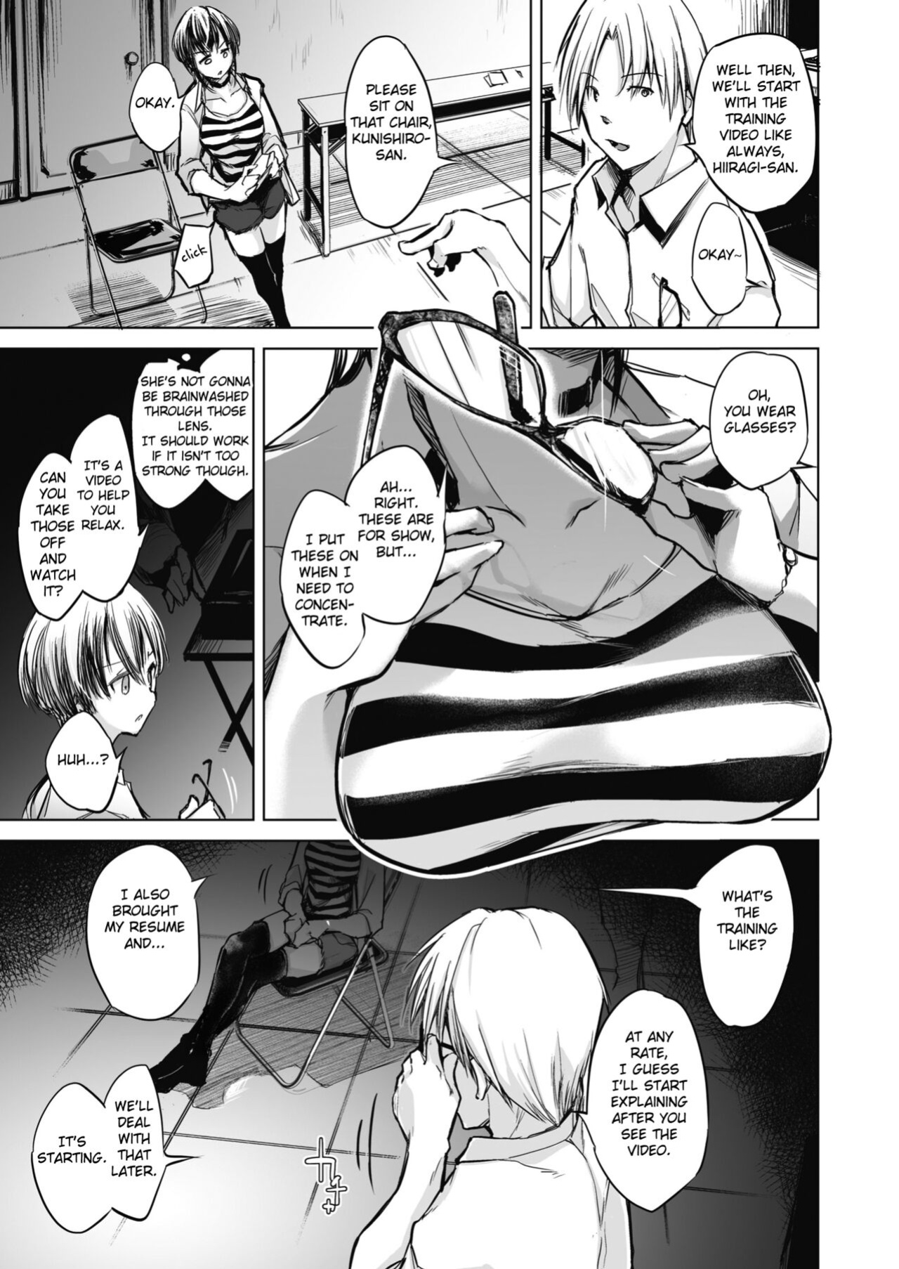 [Shijokko] Sennou Sareru dake no Kantan na Oshigoto desu - It's just an easy job to be brainwashed. Ch. 1-5 [Fated Circle]