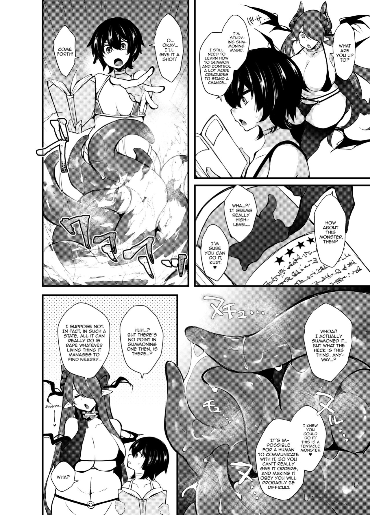 [Kimagure na Bakeneko (Jenigata)] Party o Oidasareta Mahoutsukai no Boku ga Shoukan Mahou o Shuutoku Shite Saikyou (Mecha Ero) Inma to Keiyaku Shita node Koko kara Okasarete Tsuyoku Naru [FemdomScans]