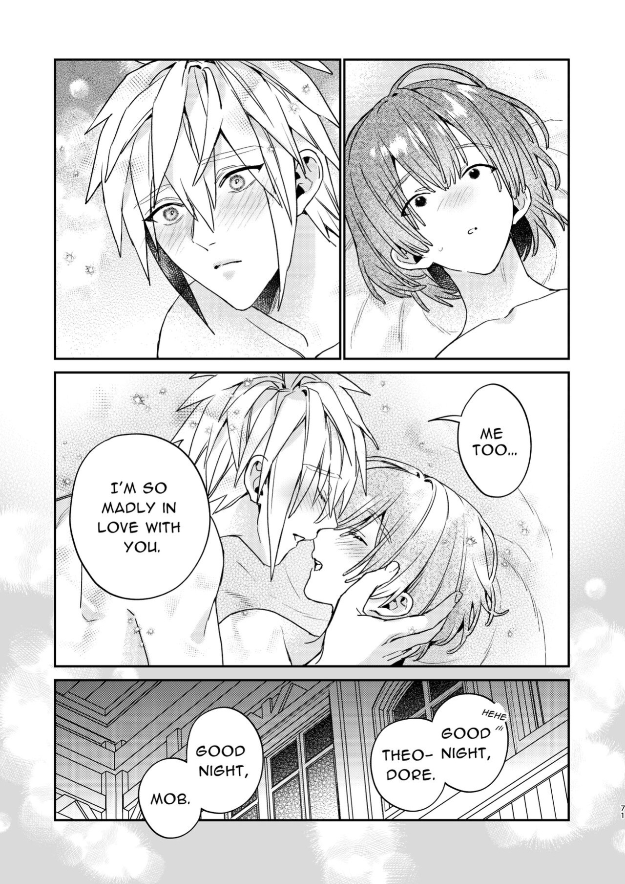 [niwaniwa (Oova Akiru)] Tensei Mob wa BL-gee no Sekai de Hamerare Kouryakusaremashita!? 3 | Sex with the Love Interest! But I'm an NPC! 3 [Bean Works]