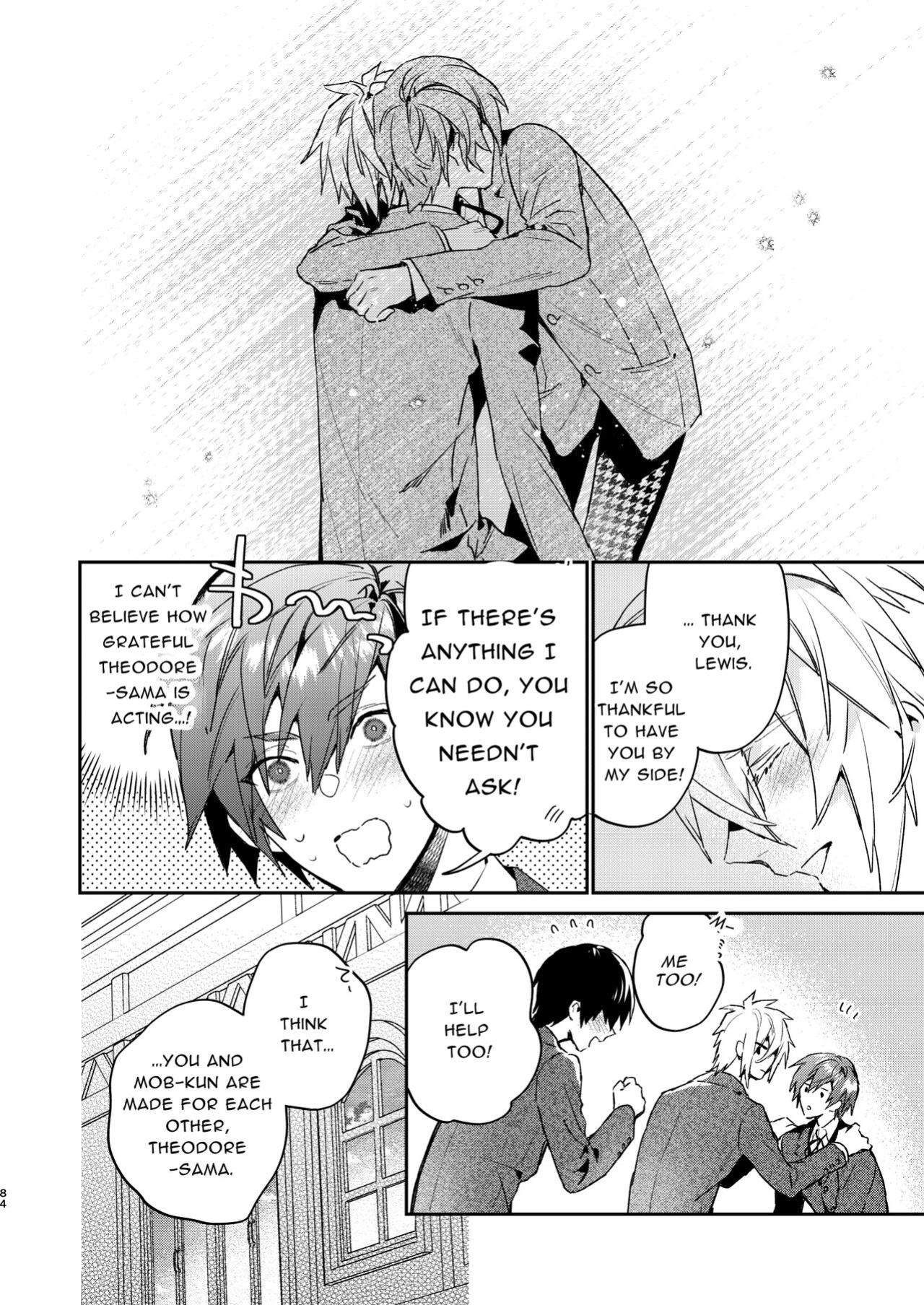 [niwaniwa (Oova Akiru)] Tensei Mob wa BL-gee no Sekai de Hamerare Kouryakusaremashita!? 3 | Sex with the Love Interest! But I'm an NPC! 3 [Bean Works]