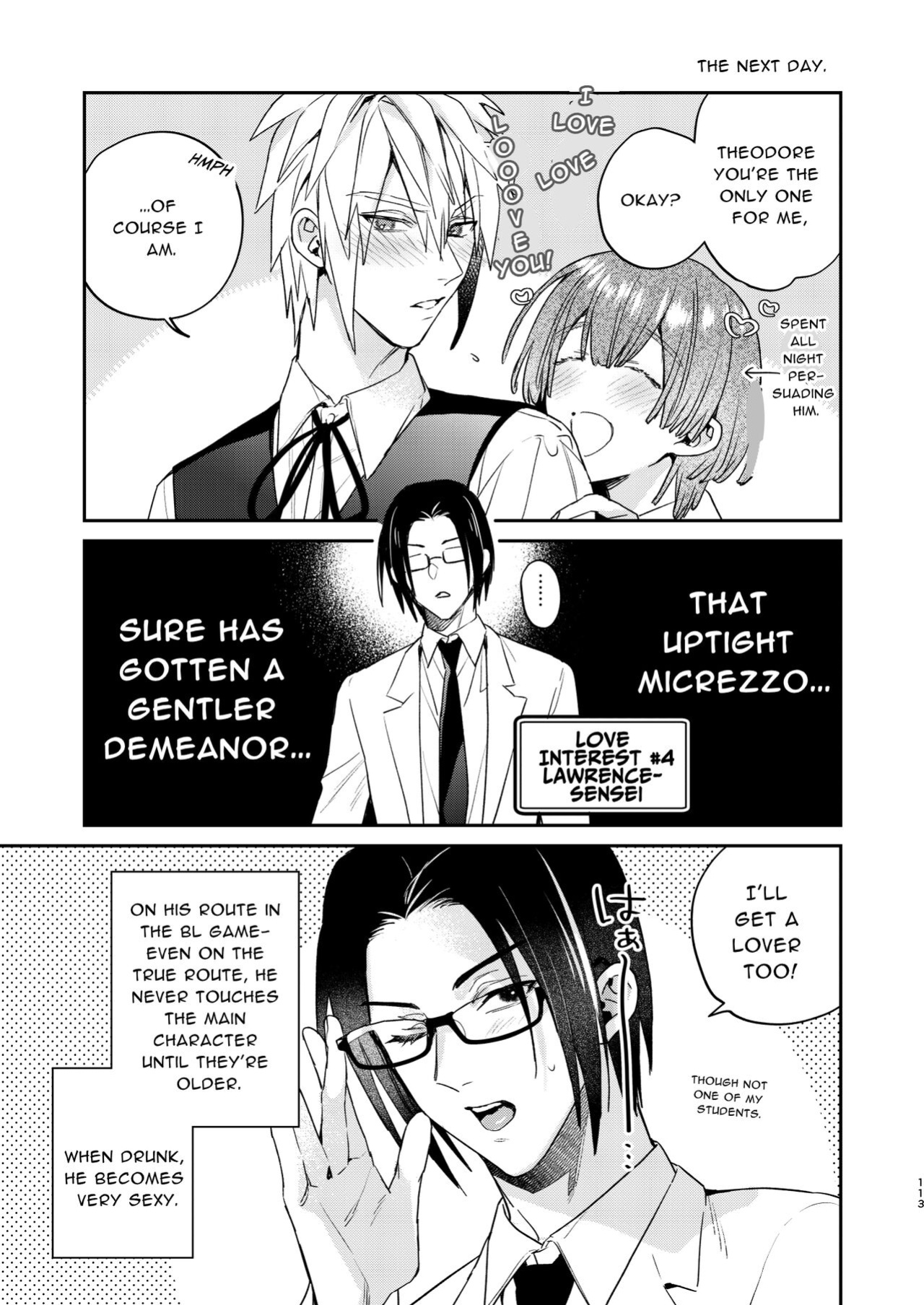 [niwaniwa (Oova Akiru)] Tensei Mob wa BL-gee no Sekai de Hamerare Kouryakusaremashita!? 3 | Sex with the Love Interest! But I'm an NPC! 3 [Bean Works]
