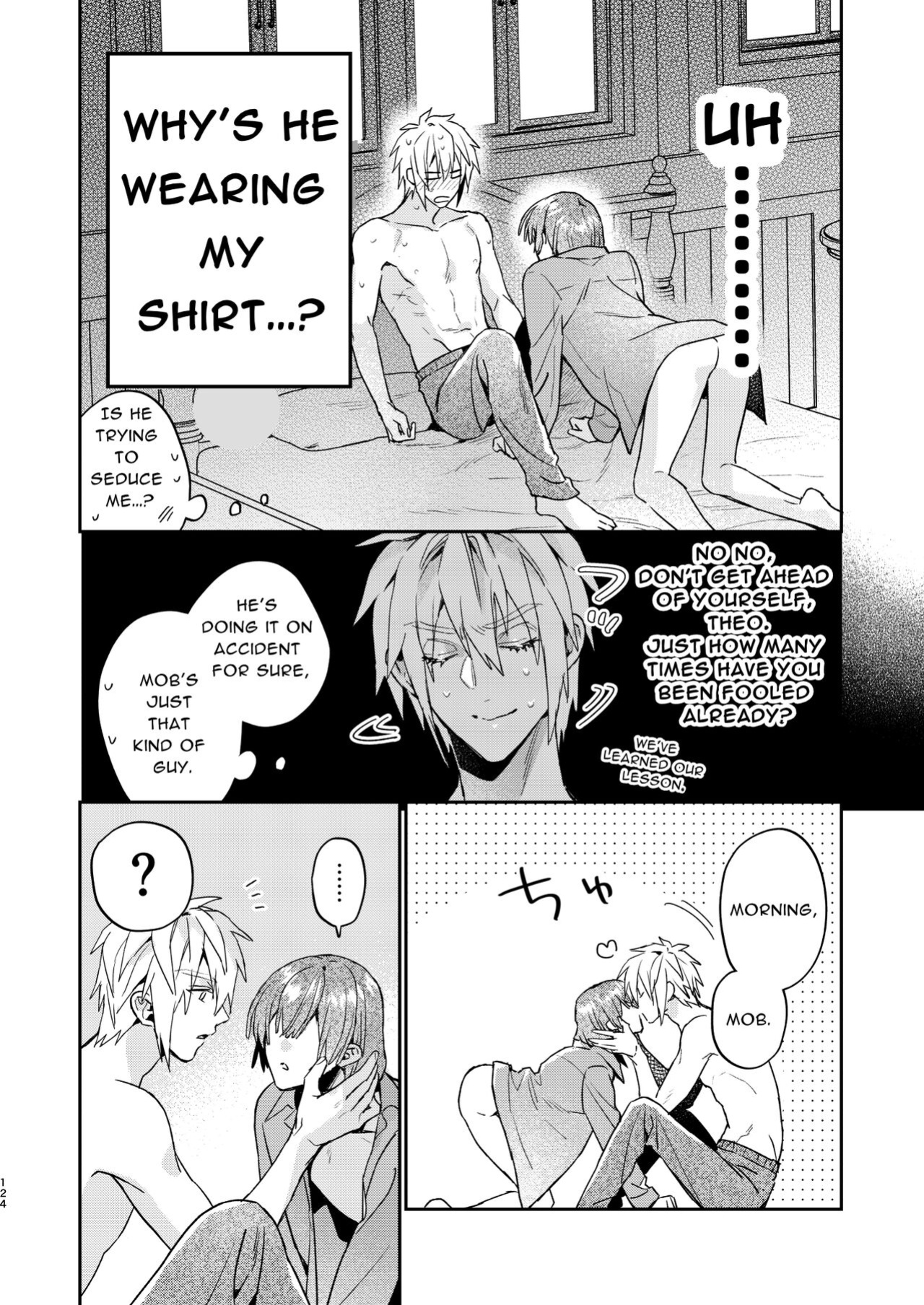 [niwaniwa (Oova Akiru)] Tensei Mob wa BL-gee no Sekai de Hamerare Kouryakusaremashita!? 3 | Sex with the Love Interest! But I'm an NPC! 3 [Bean Works]