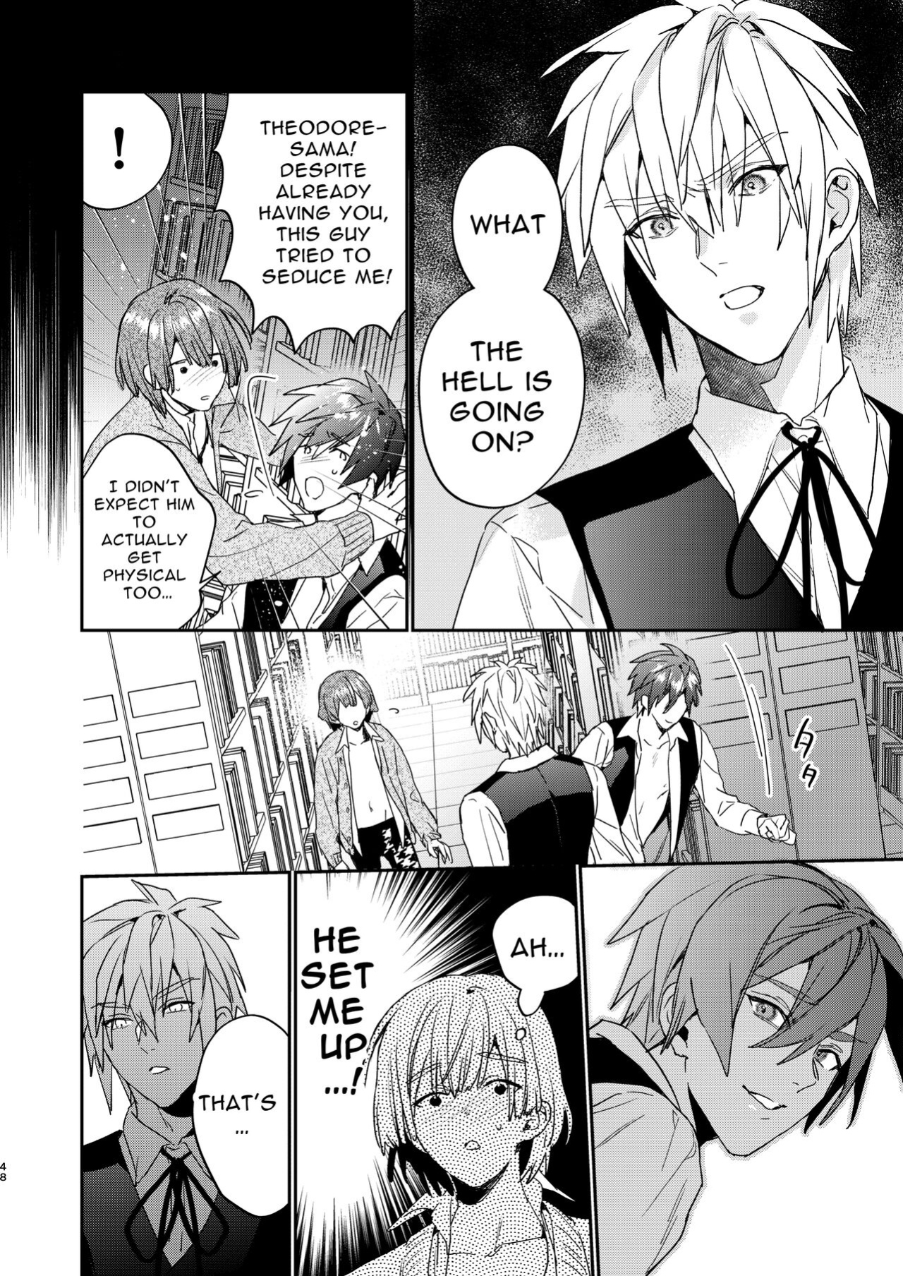 [niwaniwa (Oova Akiru)] Tensei Mob wa BL-gee no Sekai de Hamerare Kouryakusaremashita!? 2 | Sex with the Love Interest! But I'm an NPC! 2 [Bean Works]