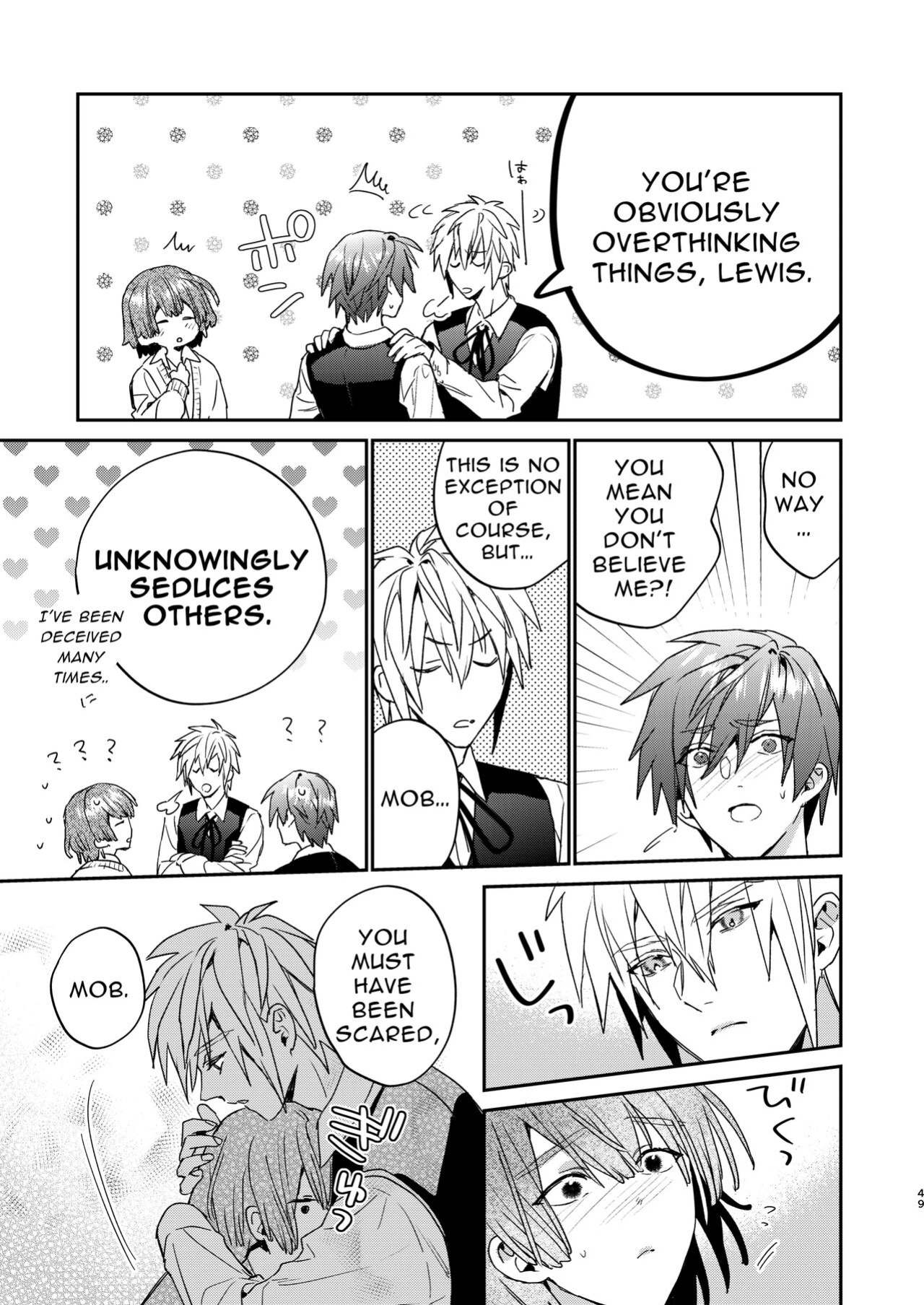 [niwaniwa (Oova Akiru)] Tensei Mob wa BL-gee no Sekai de Hamerare Kouryakusaremashita!? 2 | Sex with the Love Interest! But I'm an NPC! 2 [Bean Works]