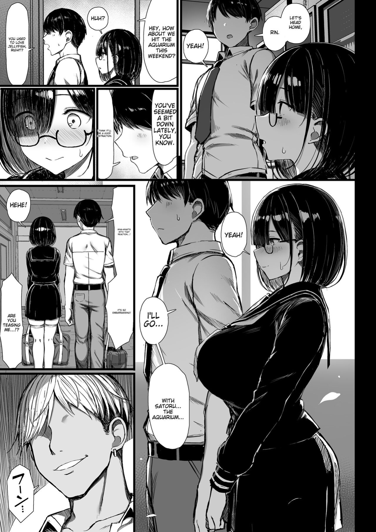 [MOSQUITONE. (Great Mosu)] Bungaku Shoujo wa Somerareru | Nerdy Girl Dyed Into A Slut [MTL]