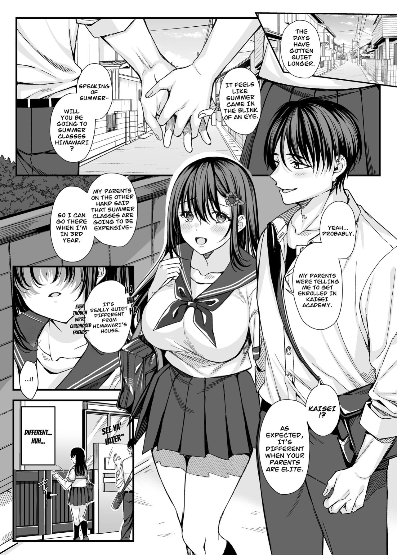 [JK-Pasta (Kurata Muto)] Rakuyou wo Ou Himawari -Netorare Ochita Boku no Kanojo- [CarlJPTL]