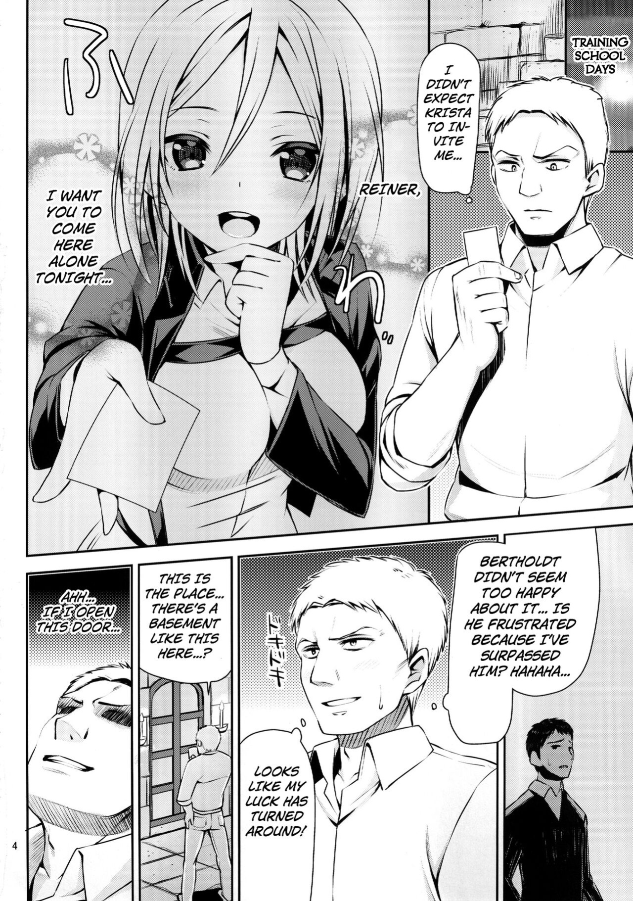 [Boribiya (Sawarano Goan)] 104-ki Joshi - Sei no Kunren ~ Icchau Megami ni Ore no Kyojin ga Rittai Kidou | 104th Class Girls, Sex Training ~ An orgasm-ing Goddess is 3D-Maneuvering around My Titan (Shingeki no Kyojin) [animefan71109]