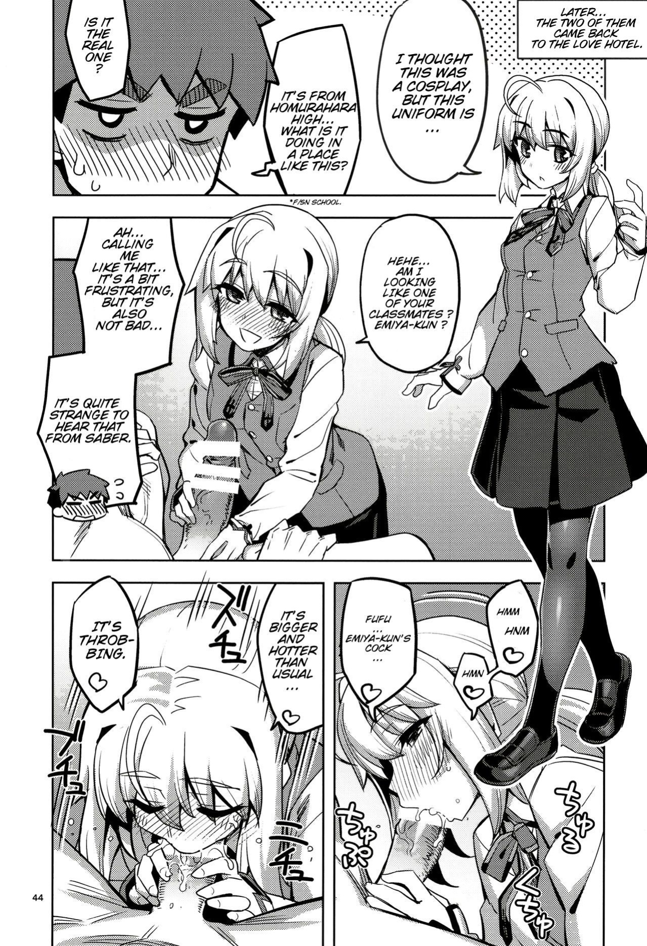 (C102) [RUBBISH Selecting Squad (Namonashi)] RE32 ShiKen ga LoveHo de Sukebe Suru dake no Hon | Shirou and Saber do lewd things at a hotel. (Fate/Stay Night) [Completely_Random]