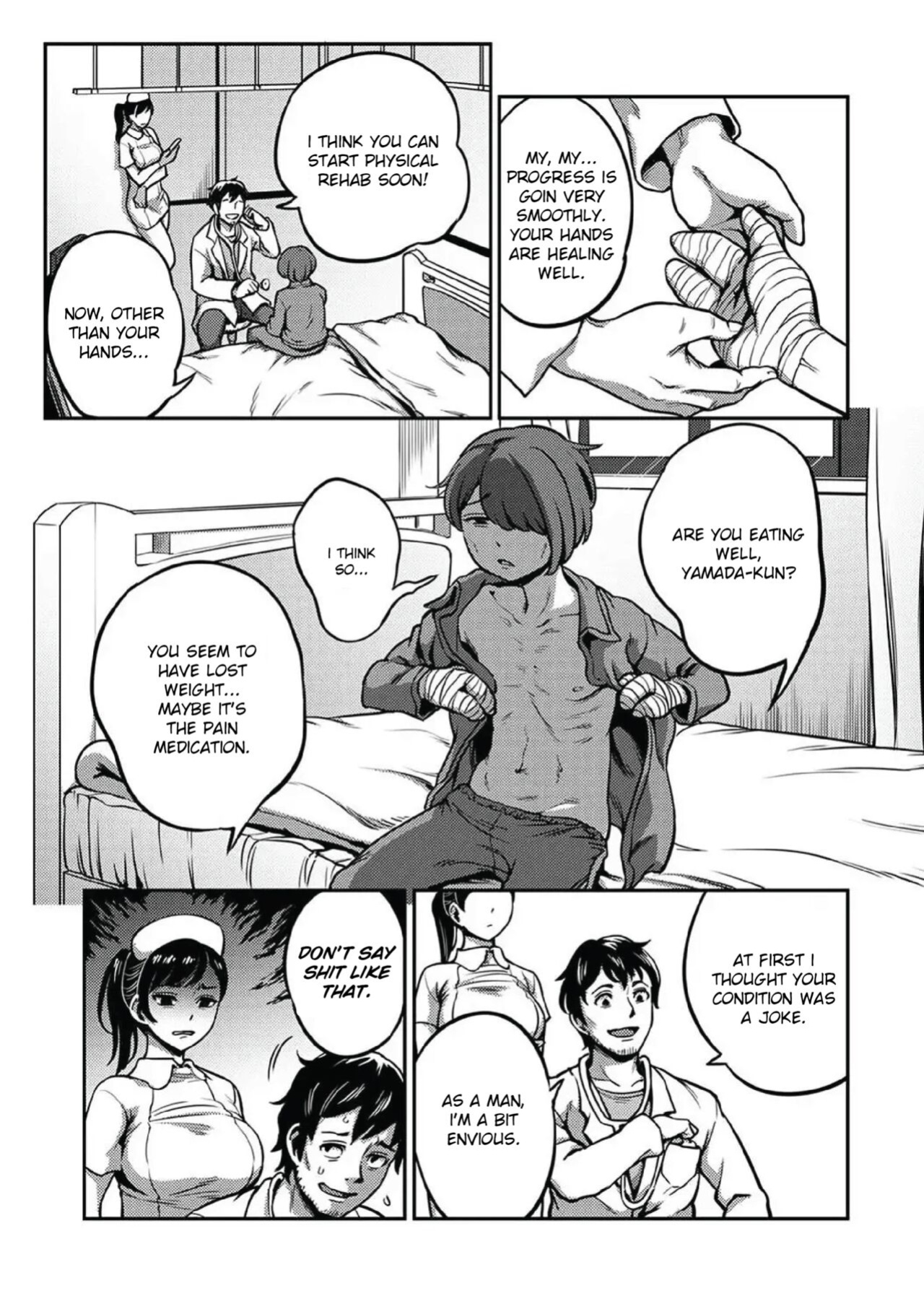 [Kameyama Shiruko] Sakusei Byoutou ~Seikaku Saiaku no Nurse shika Inai Byouin de Shasei Kanri Seikatsu~ Ch. 7 | Life in a Hospital With Only the Worst Nurses! Ch. 7 (COMIC Ananga Ranga Vol. 76) [nudgenudge]