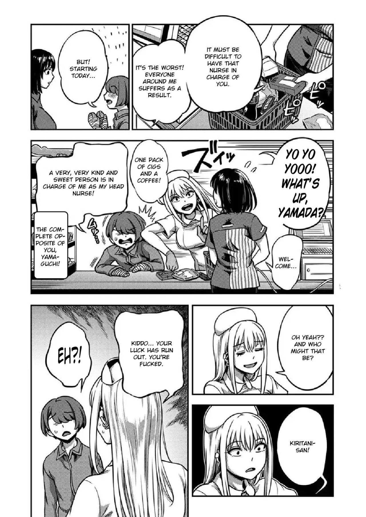 [Kameyama Shiruko] Sakusei Byoutou ~Seikaku Saiaku no Nurse shika Inai Byouin de Shasei Kanri Seikatsu~ Ch. 7 | Life in a Hospital With Only the Worst Nurses! Ch. 7 (COMIC Ananga Ranga Vol. 76) [nudgenudge]