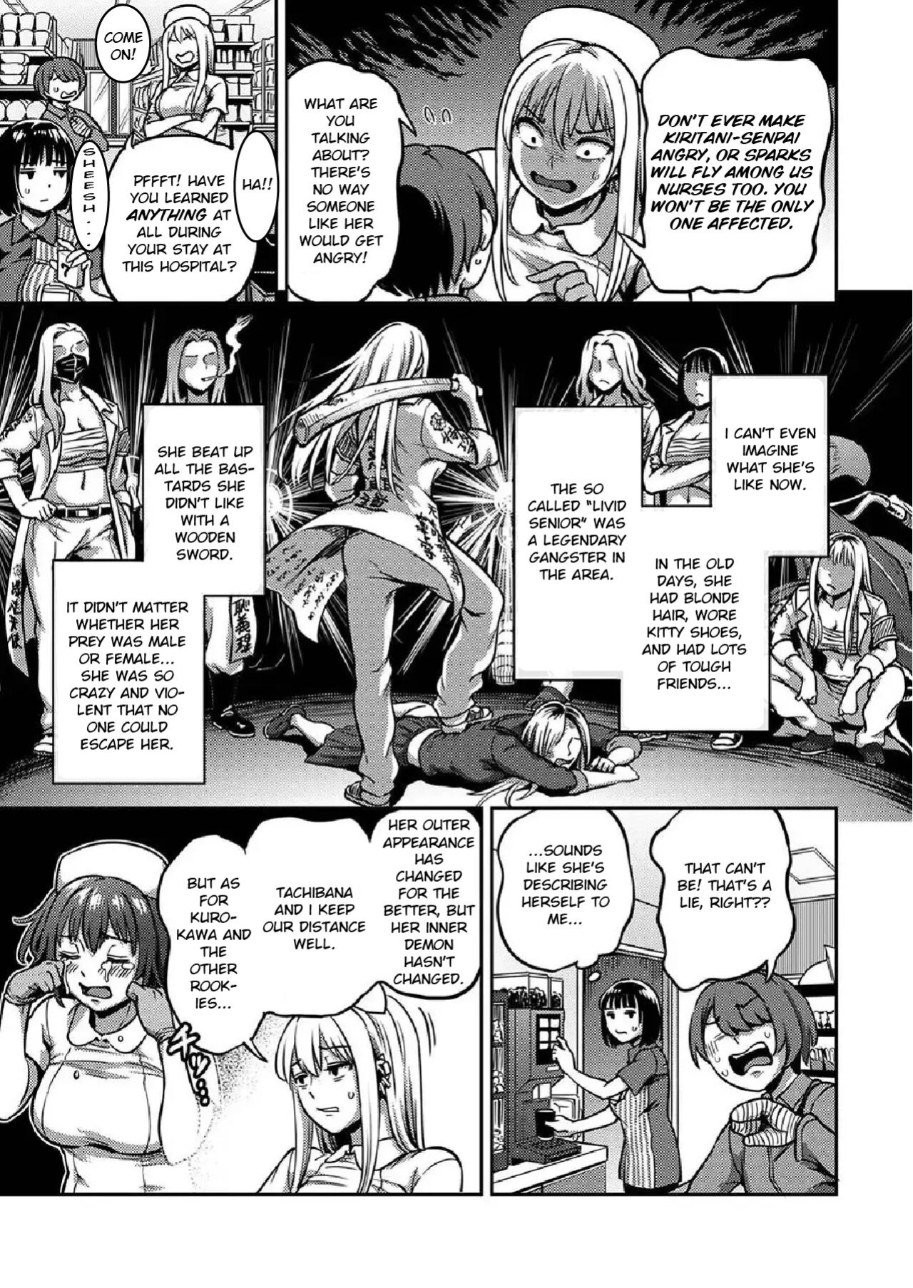 [Kameyama Shiruko] Sakusei Byoutou ~Seikaku Saiaku no Nurse shika Inai Byouin de Shasei Kanri Seikatsu~ Ch. 7 | Life in a Hospital With Only the Worst Nurses! Ch. 7 (COMIC Ananga Ranga Vol. 76) [nudgenudge]