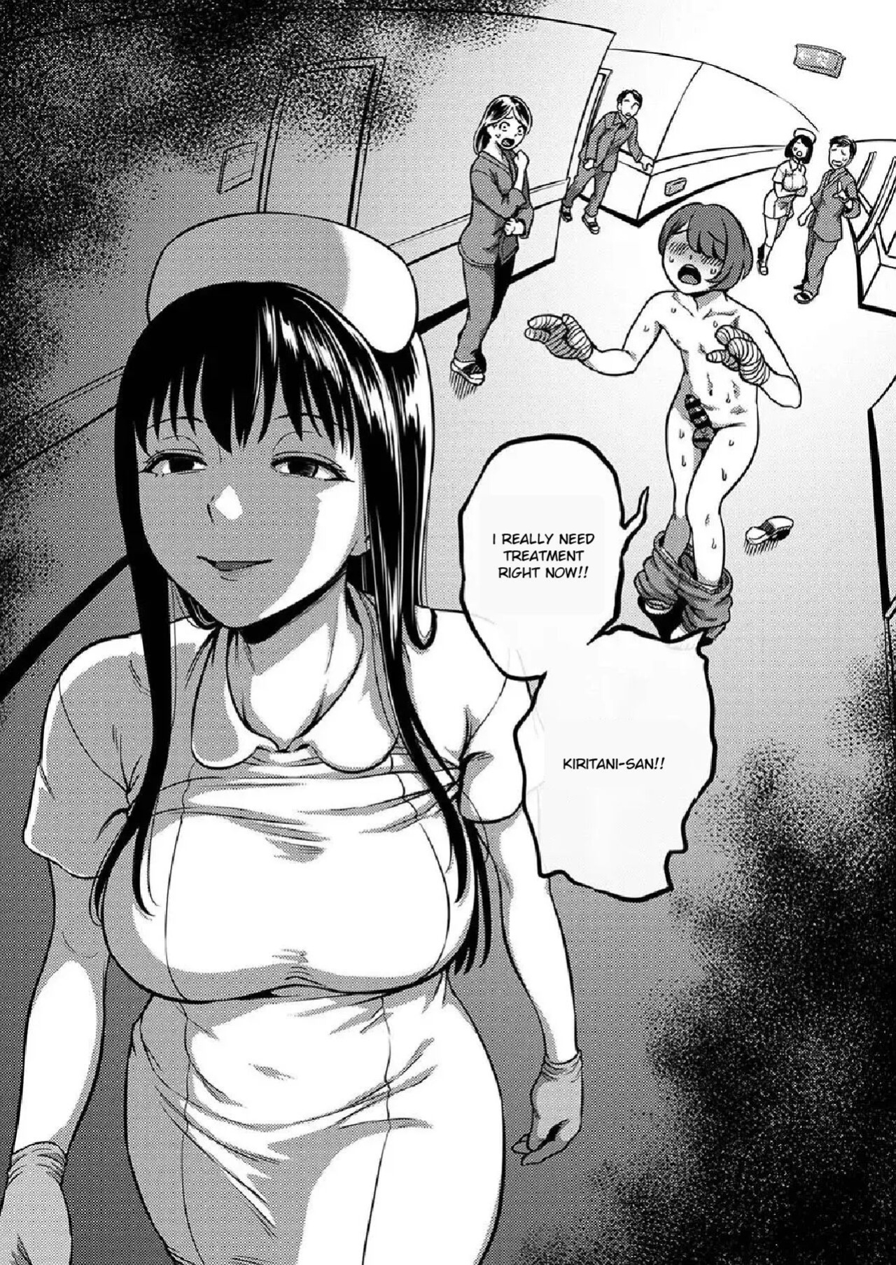 [Kameyama Shiruko] Sakusei Byoutou ~Seikaku Saiaku no Nurse shika Inai Byouin de Shasei Kanri Seikatsu~ Ch. 7 | Life in a Hospital With Only the Worst Nurses! Ch. 7 (COMIC Ananga Ranga Vol. 76) [nudgenudge]