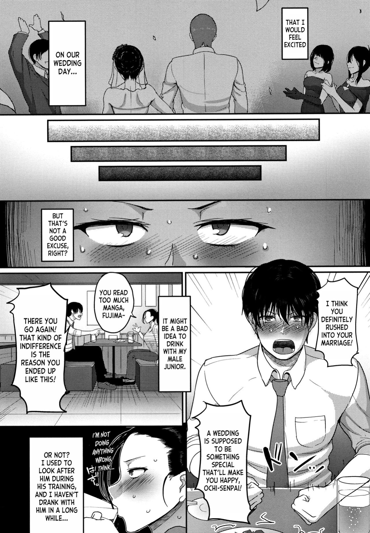 [Yamamoto Zenzen] Genkai Seiyoku ~Gaman Dekinai Hitozuma-tachi~ ch.1 [desudesu]