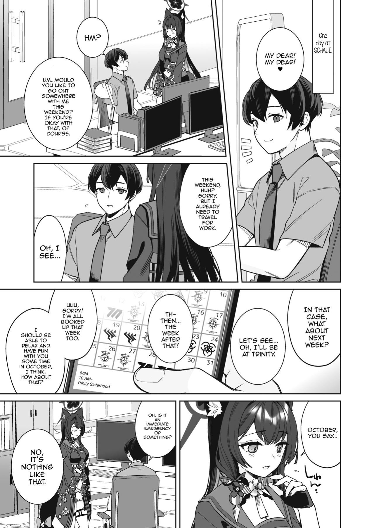 [NOMIYAGUMI (Ichinomiya)] Junjou・Renjou・Hatsujou Kitsune 2 | Pure♥Lovestruck♥Fox in Heat 2 (Blue Archive) [mysterymeat3]