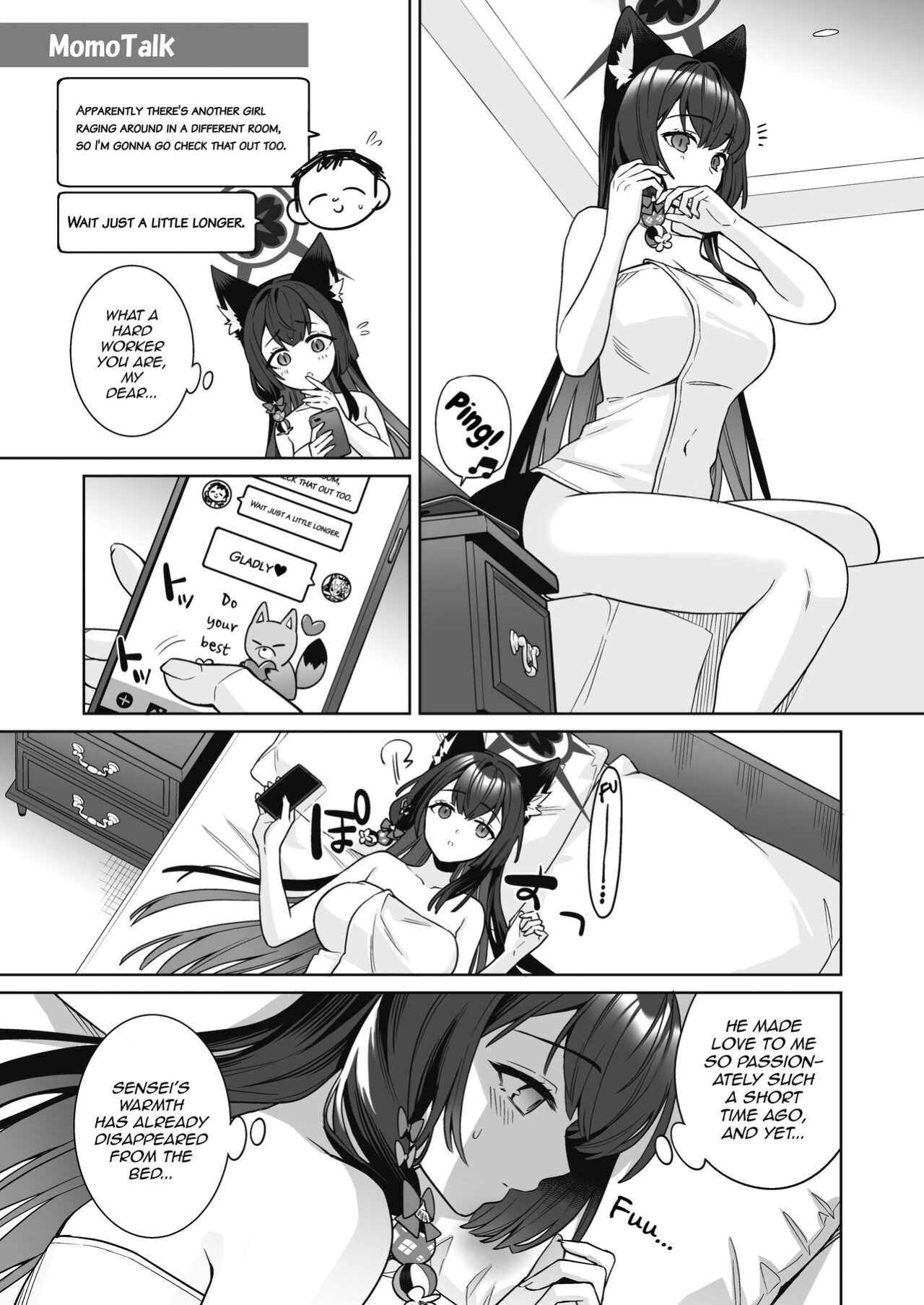 [NOMIYAGUMI (Ichinomiya)] Junjou・Renjou・Hatsujou Kitsune 2 | Pure♥Lovestruck♥Fox in Heat 2 (Blue Archive) [mysterymeat3]