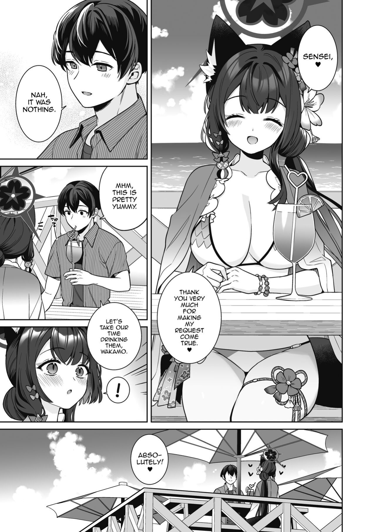 [NOMIYAGUMI (Ichinomiya)] Junjou・Renjou・Hatsujou Kitsune 2 | Pure♥Lovestruck♥Fox in Heat 2 (Blue Archive) [mysterymeat3]