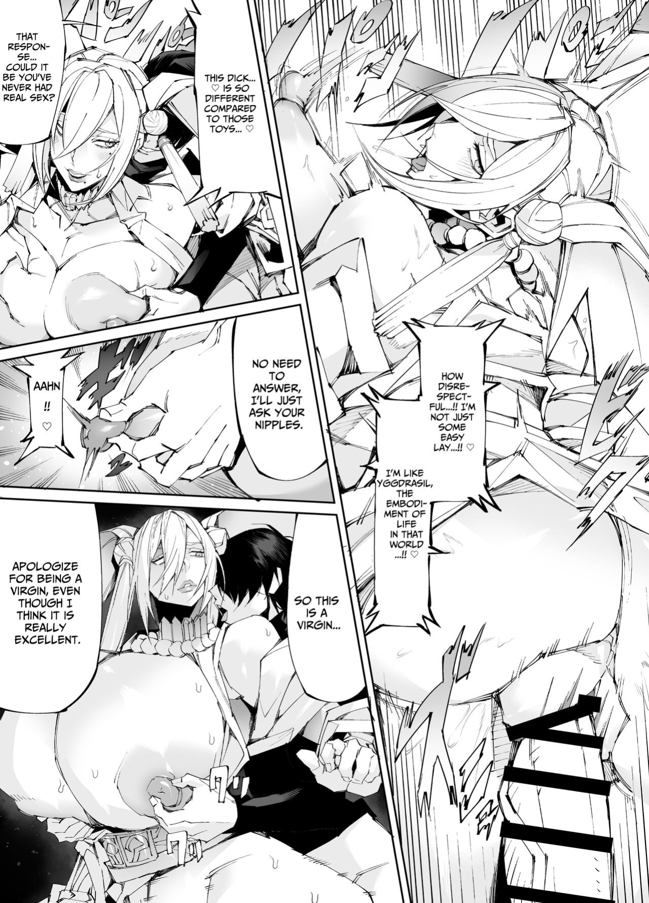 [Yakiniku Tabetei (Pobotto)] Kyokon Tensei -Seiki Shijou Shugi na Isekai ni Tensei shita no de Bakunyuu Bijo to Hame Makuri-