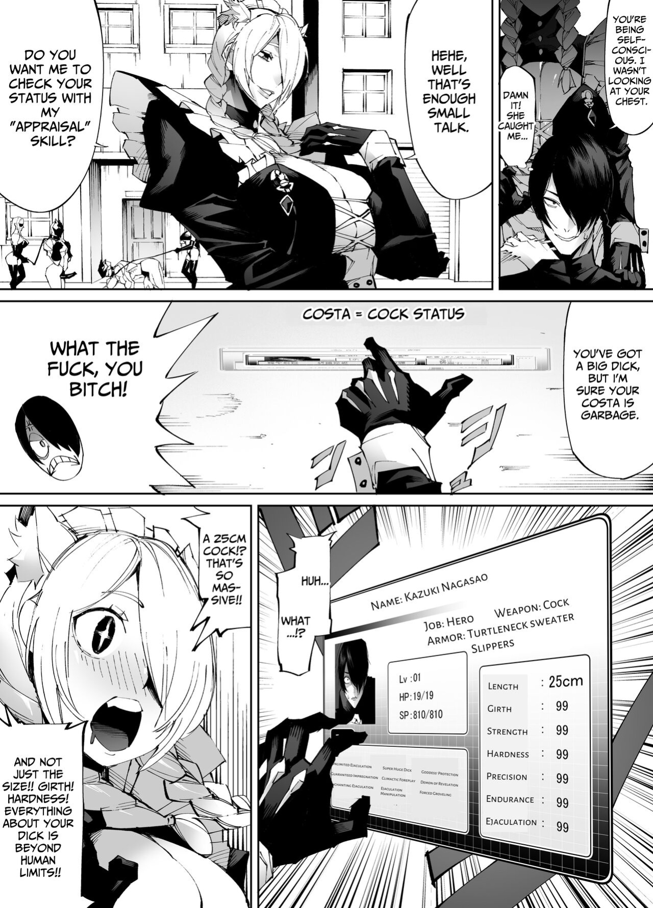[Yakiniku Tabetei (Pobotto)] Kyokon Tensei -Seiki Shijou Shugi na Isekai ni Tensei shita no de Bakunyuu Bijo to Hame Makuri-