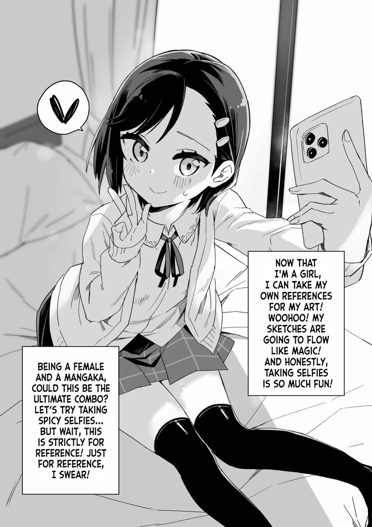 [Gyuunyuu Nomio] Mangaka Ga TS Shitara Yaru Koto | What A Manga Artist Should Do If He Get TS [MTL]