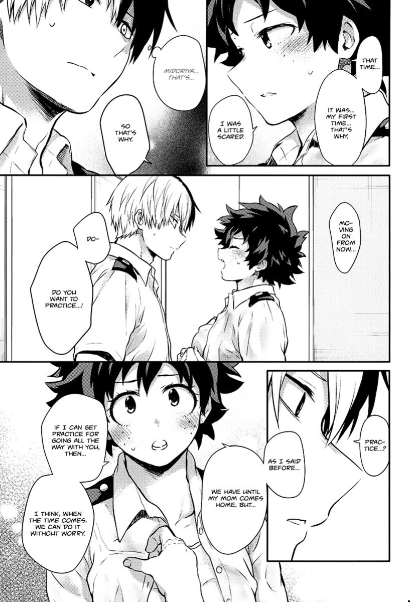 [Kyujitsusyukkin (Chikaya)] Love Me Tender 3 Boku no Hero Academia (Casual Scans)