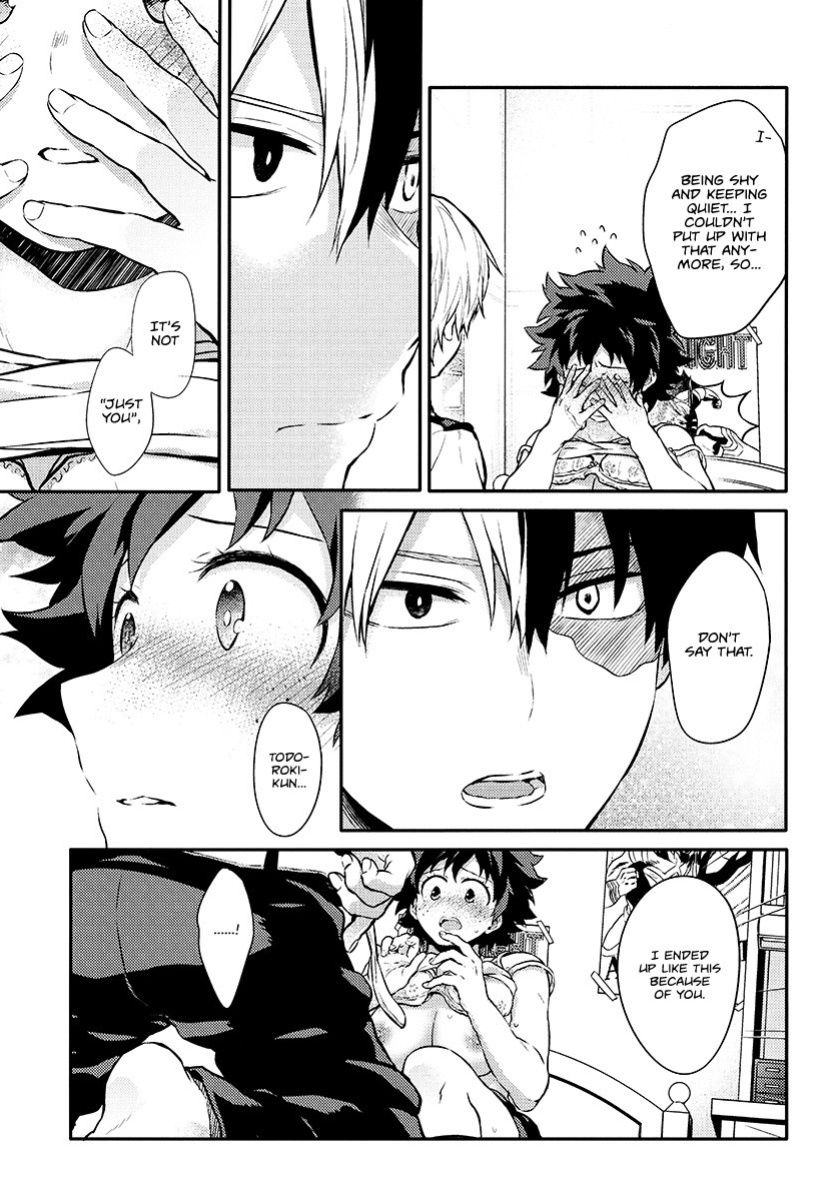 [Kyujitsusyukkin (Chikaya)] Love Me Tender 3 Boku no Hero Academia (Casual Scans)
