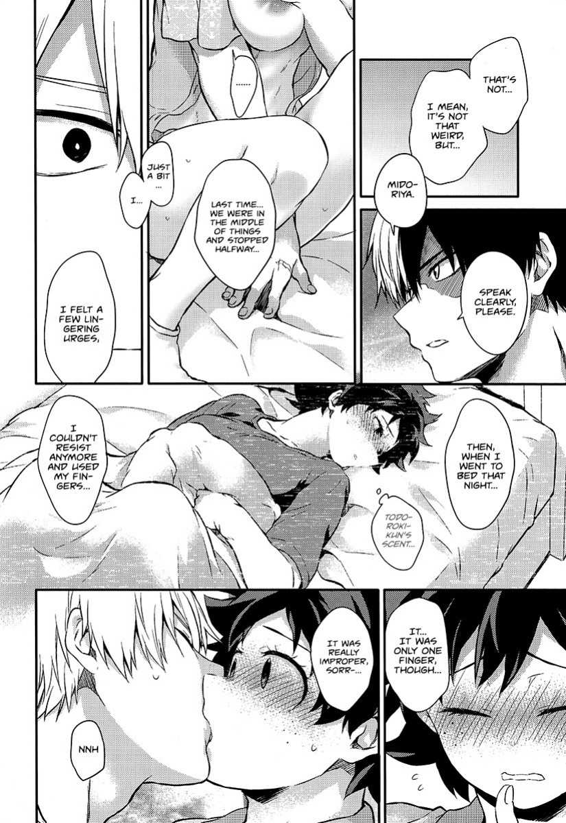 [Kyujitsusyukkin (Chikaya)] Love Me Tender 3 Boku no Hero Academia (Casual Scans)