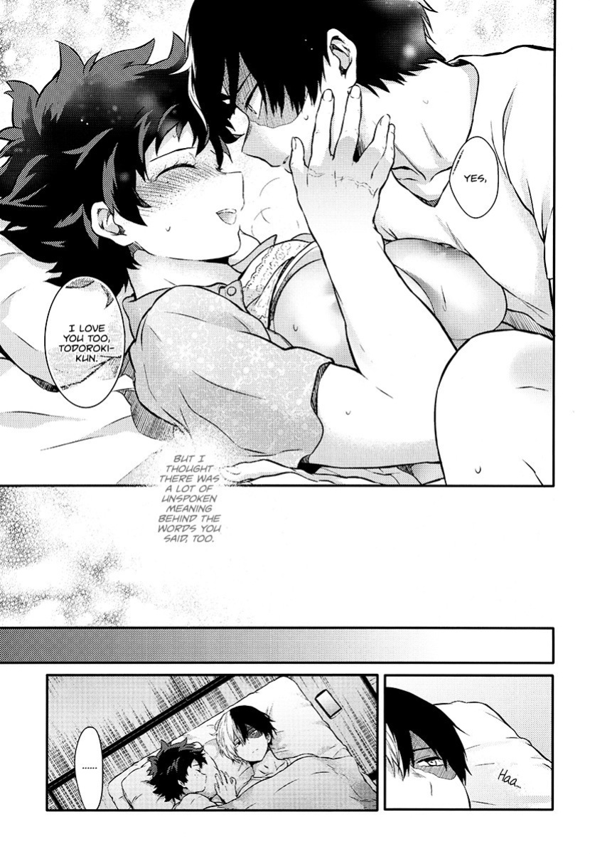 [Kyujitsusyukkin (Chikaya)] Love Me Tender 3 Boku no Hero Academia (Casual Scans)