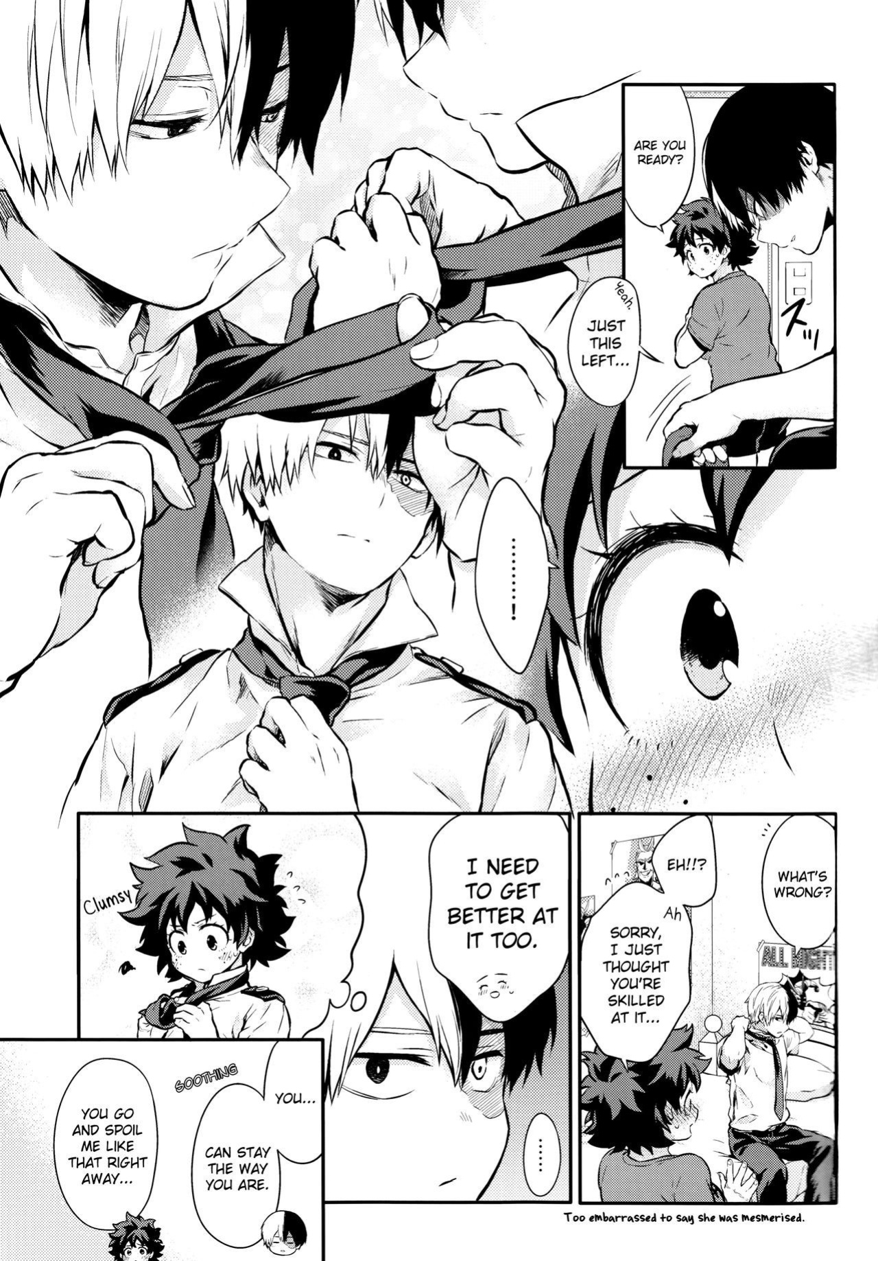[Kyujitsusyukkin (Chikaya)] Love Me Tender - Another Story Boku no Hero Academia (Casual Scans)