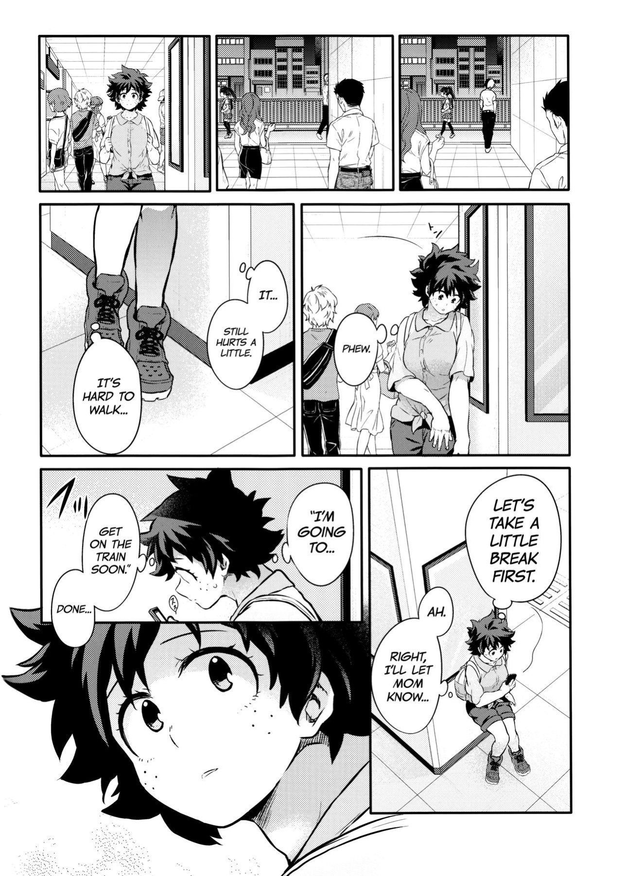 [Kyujitsusyukkin (Chikaya)] Love Me Tender - Another Story Boku no Hero Academia (Casual Scans)