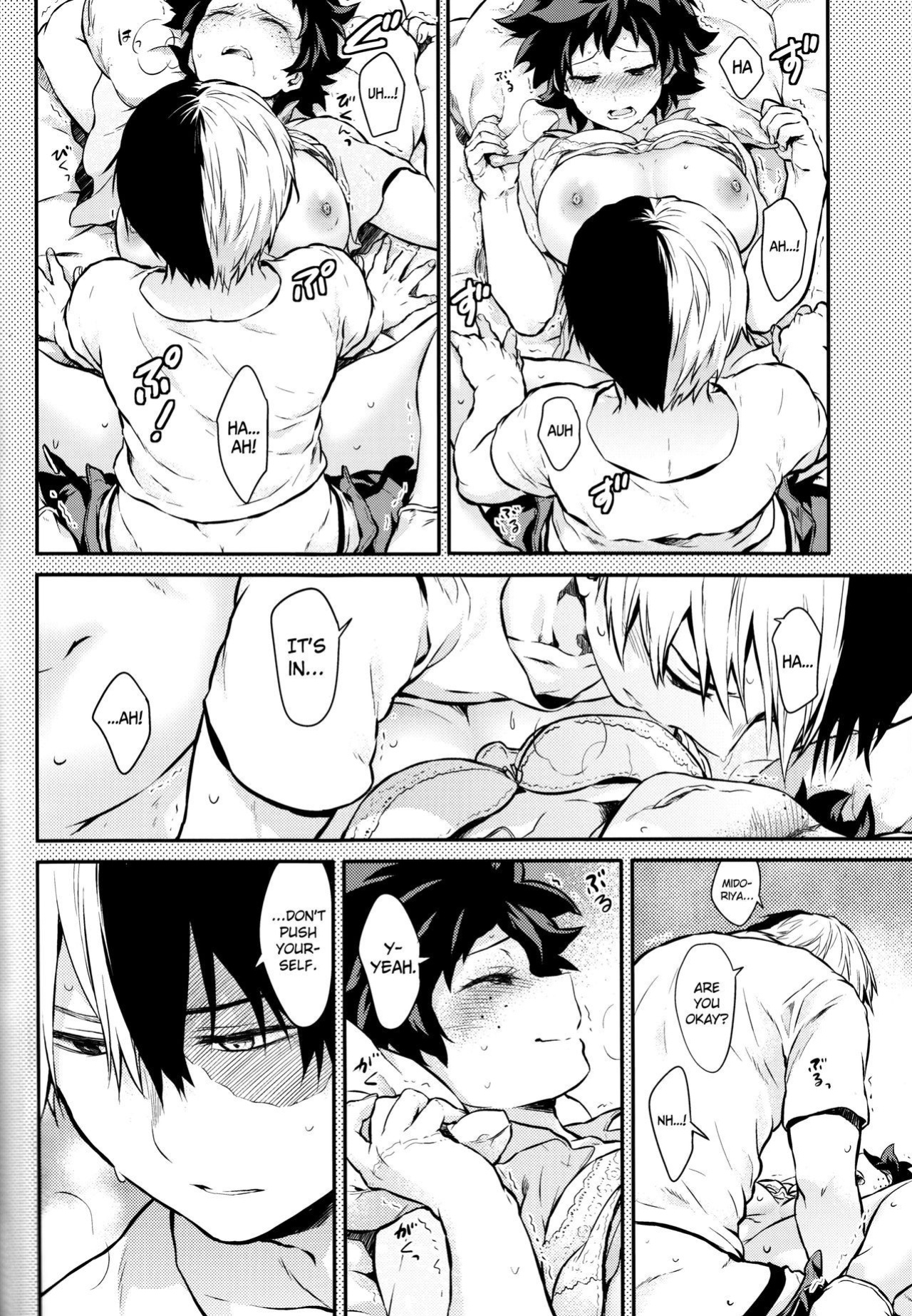 [Kyujitsusyukkin (Chikaya)] Love Me Tender - Another Story Boku no Hero Academia (Casual Scans)