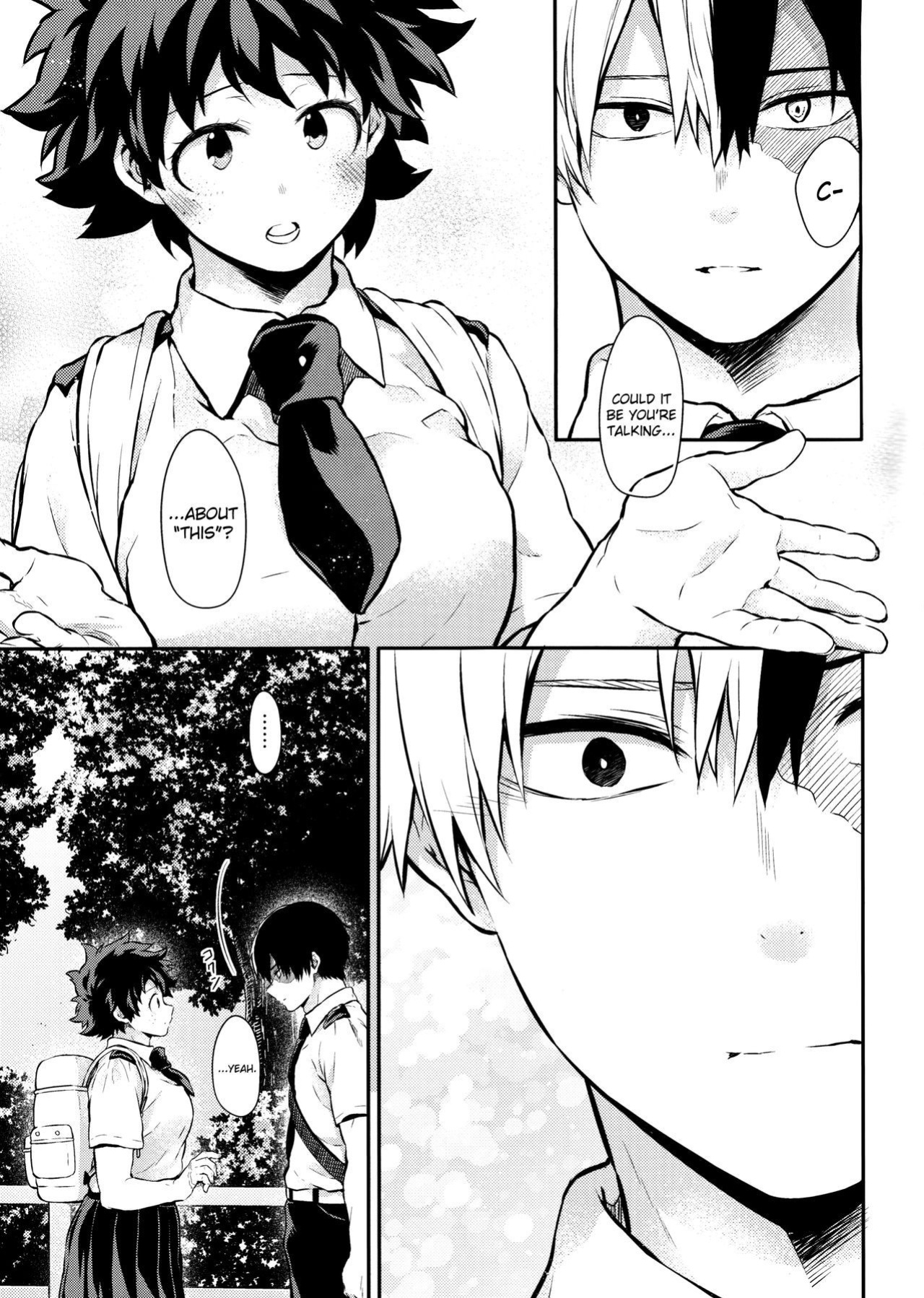 [Kyujitsusyukkin (Chikaya)] Love Me Tender - Another Story Boku no Hero Academia (Casual Scans)