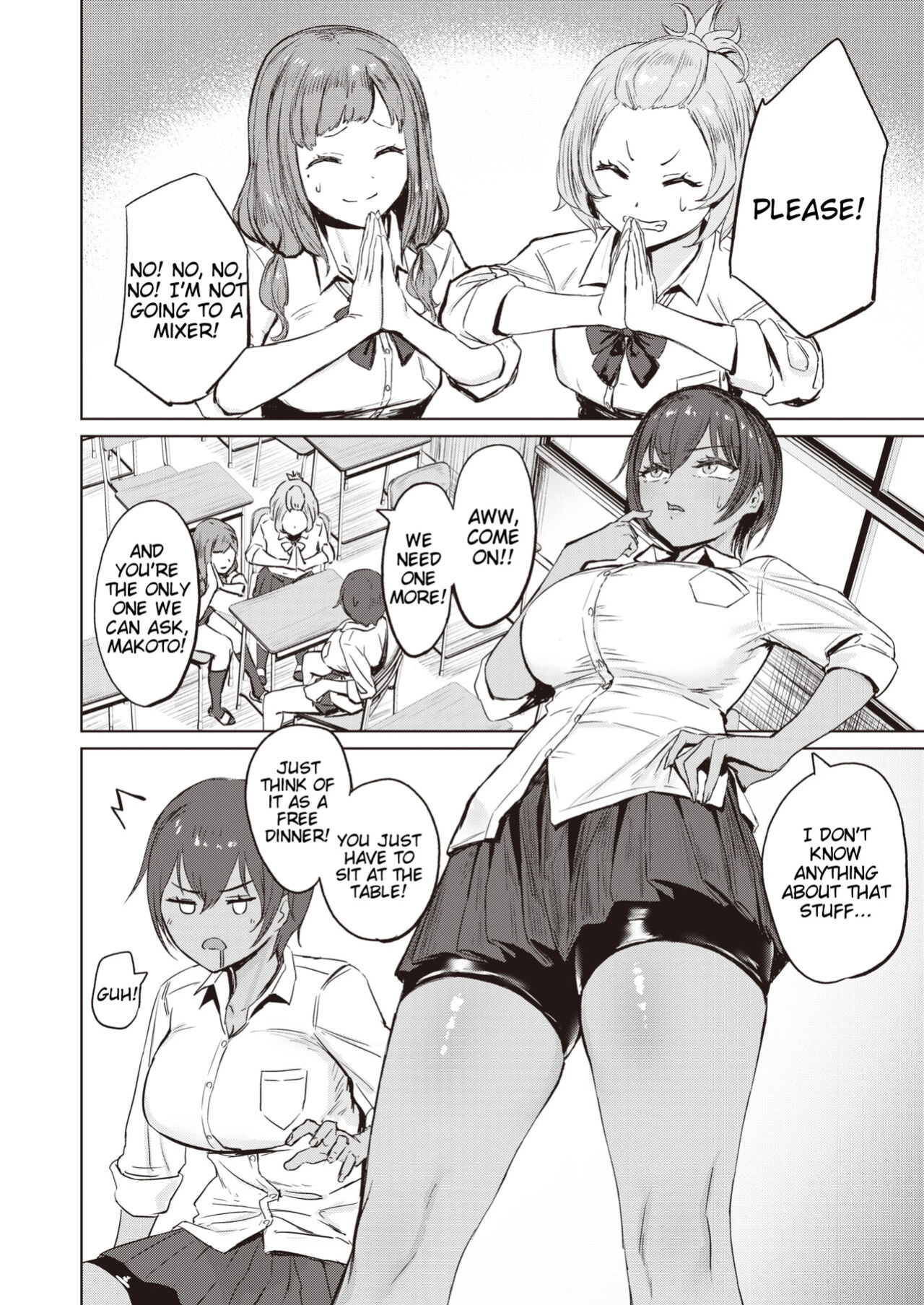 [Sanuki] Kimochii Koto ni wa Sakaraenai - Musclehead girl can't resist orgasm (COMIC X-EROS #107) [Tigoris Translates]