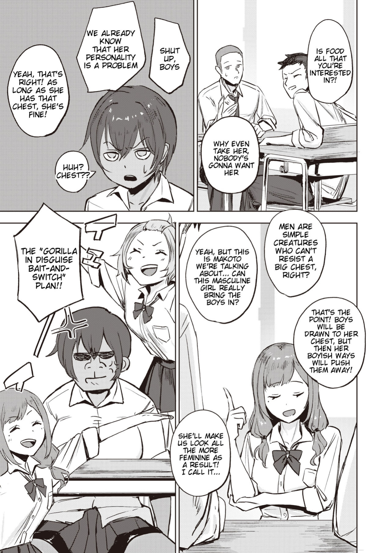 [Sanuki] Kimochii Koto ni wa Sakaraenai - Musclehead girl can't resist orgasm (COMIC X-EROS #107) [Tigoris Translates]