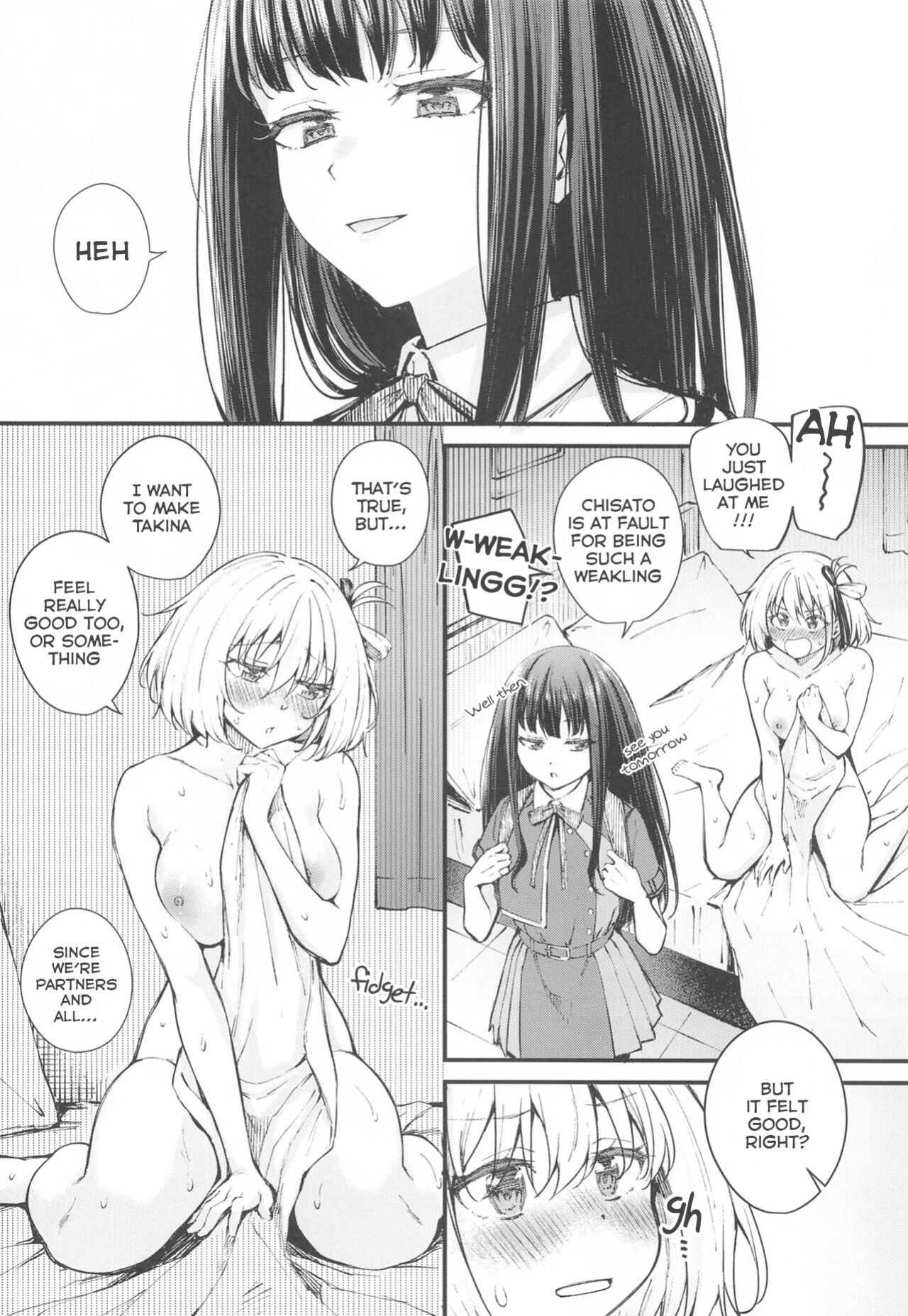 (DA no Kyuujitsu) [Kitakujikan (Kitaku)] Ritateki Emotion | Selfless Emotion (Lycoris Recoil) [Nao]