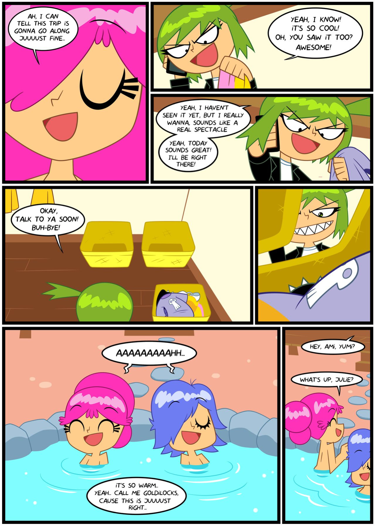 [Xierra099] Towel Trouble (Puffy AmiYumi)