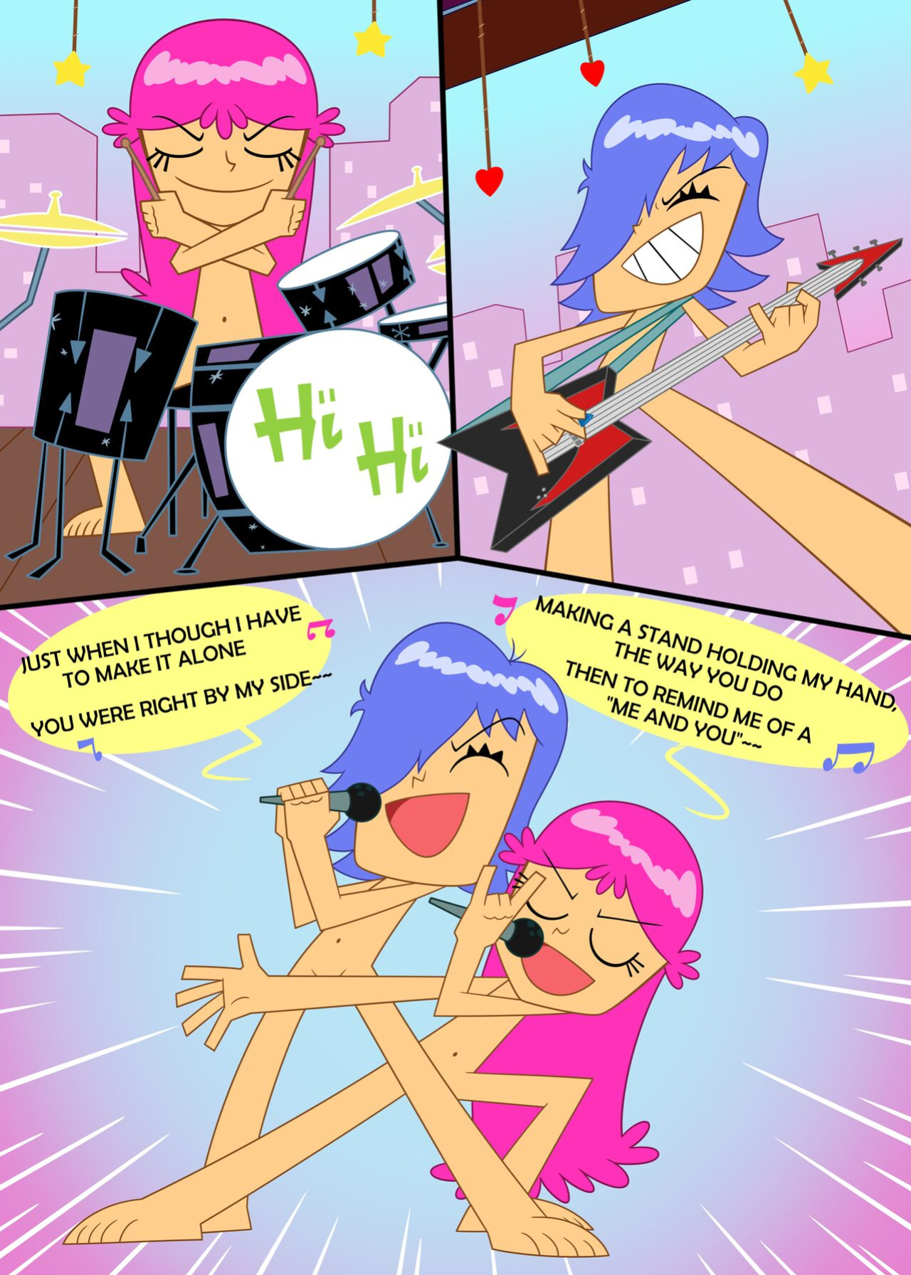 [Xierra099] Towel Trouble (Puffy AmiYumi)