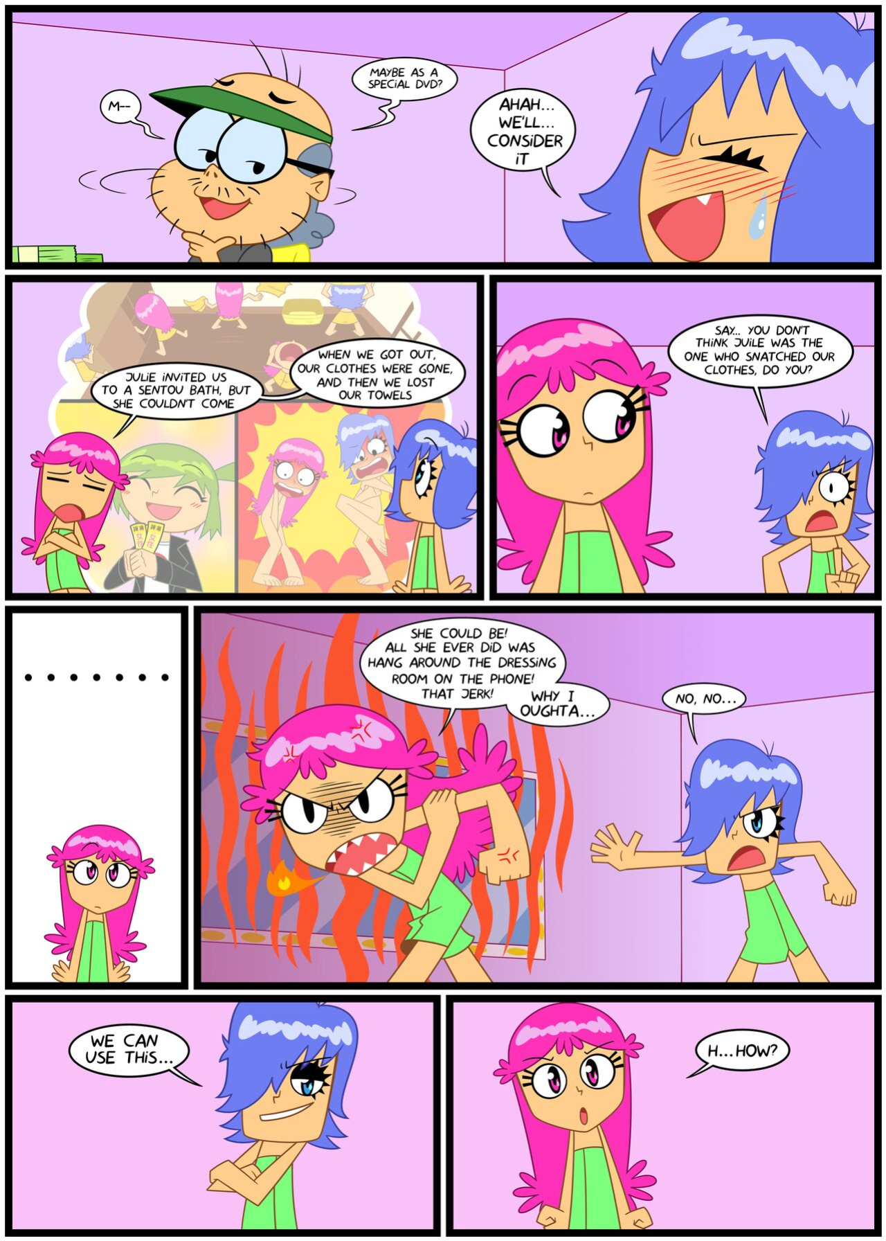 [Xierra099] Towel Trouble (Puffy AmiYumi)