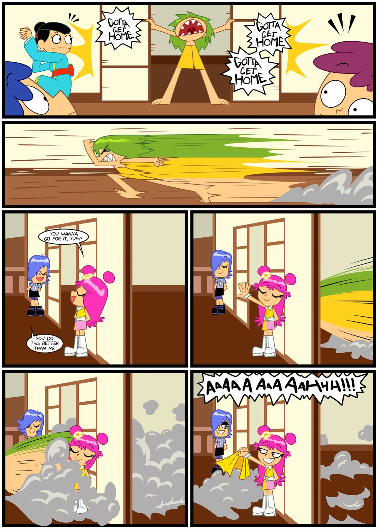 [Xierra099] Towel Trouble (Puffy AmiYumi)
