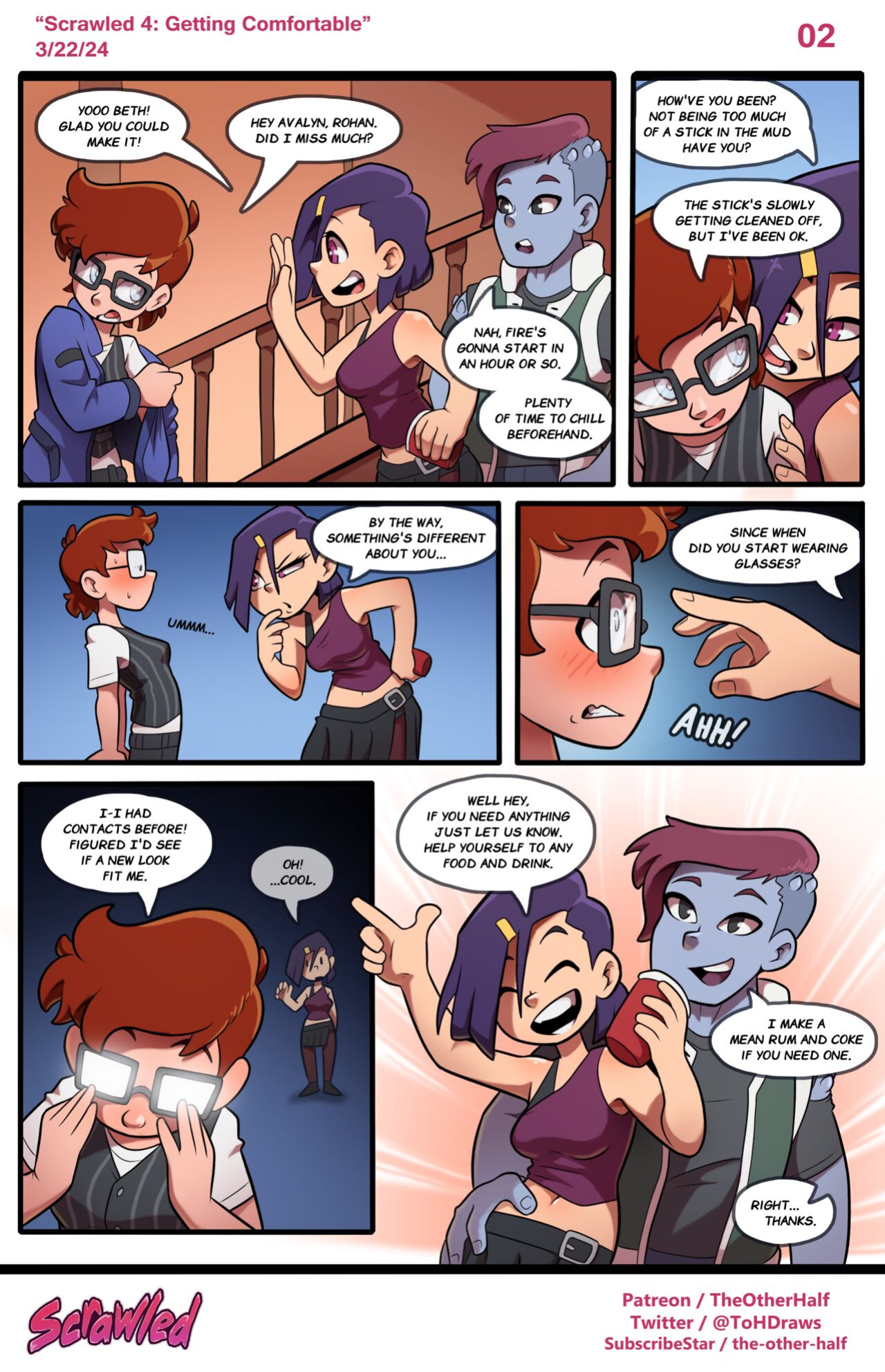[TheOtherHalf] Scrawled: Getting Comfortable