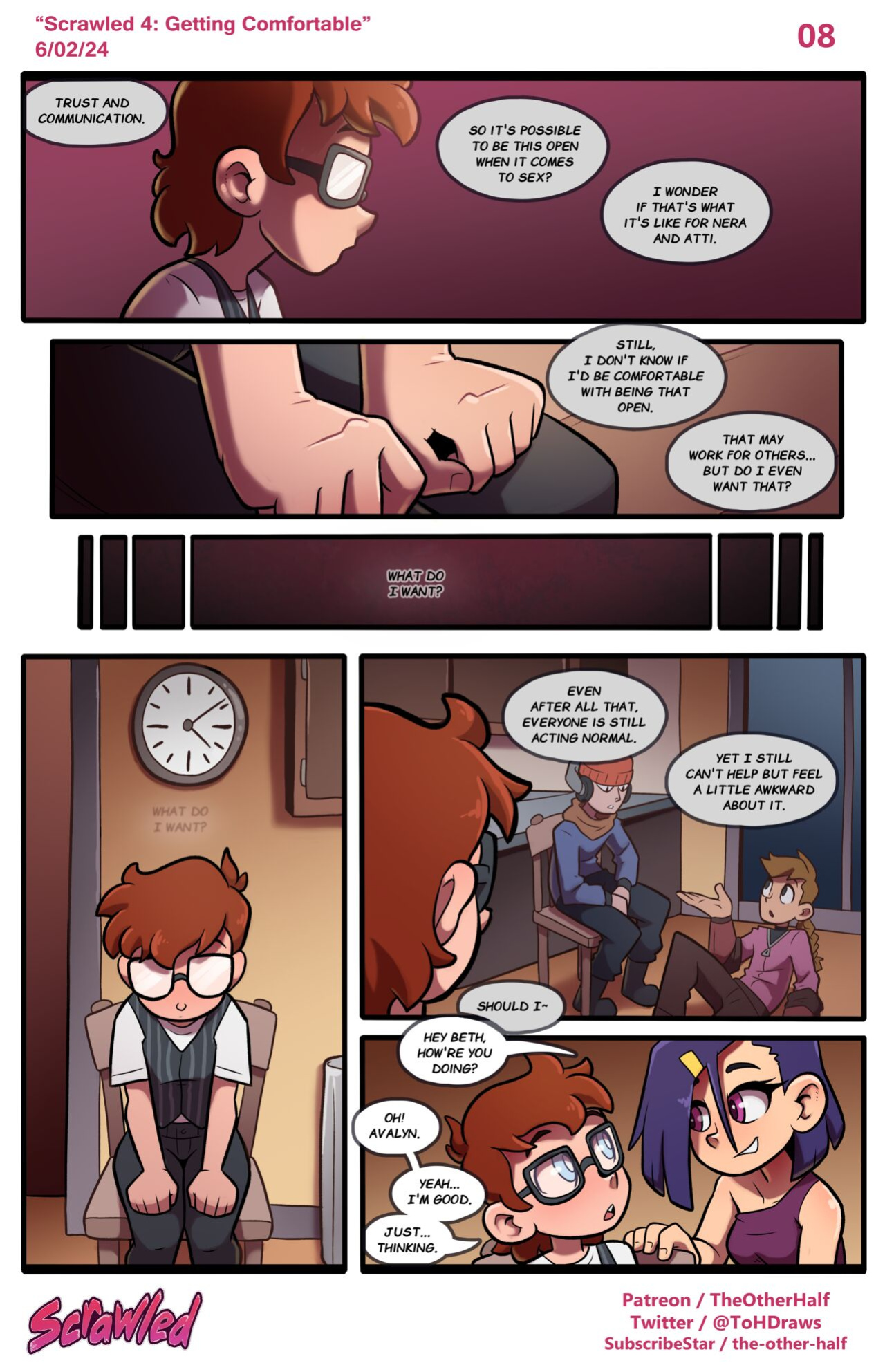 [TheOtherHalf] Scrawled: Getting Comfortable
