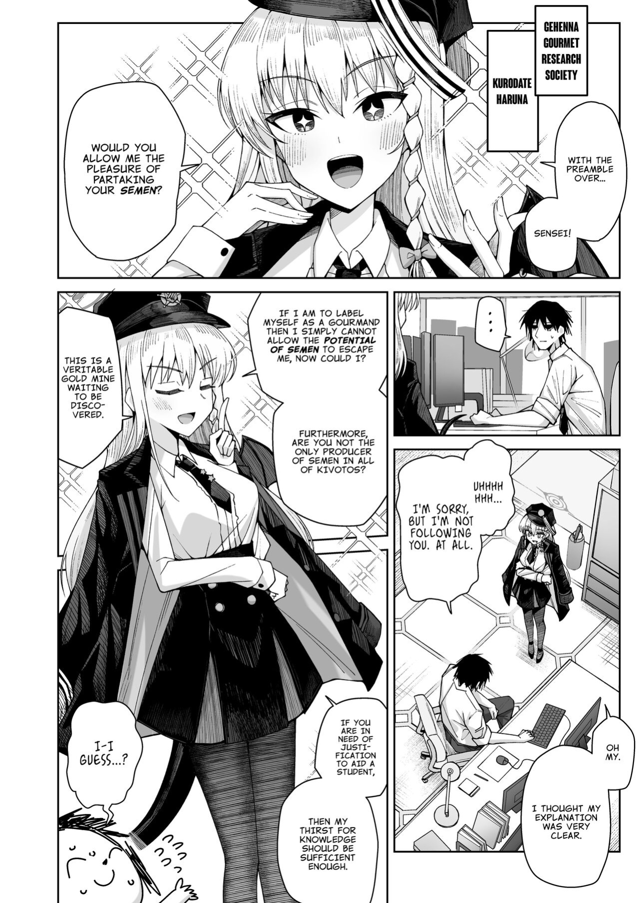 [Gaikotsu no Spare Rib (Kurohagane)] Awaku Koi Nioi, Amaku Ai ni Yoi. (Blue Archive)