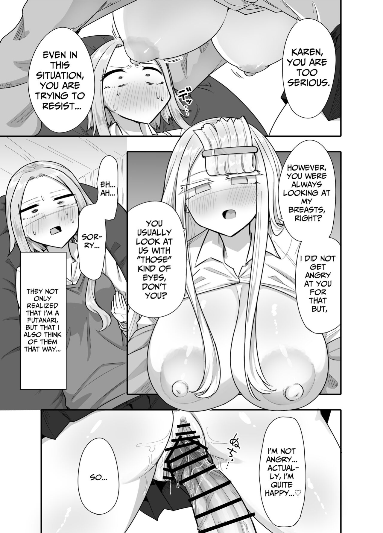 [Maka no Sokutu (Makano Mucchi)] Futanari na Koto ga Yuujin ni Barete Ite... | My Friends Found Out That I'm a Futanari... [Daichi Chantal]