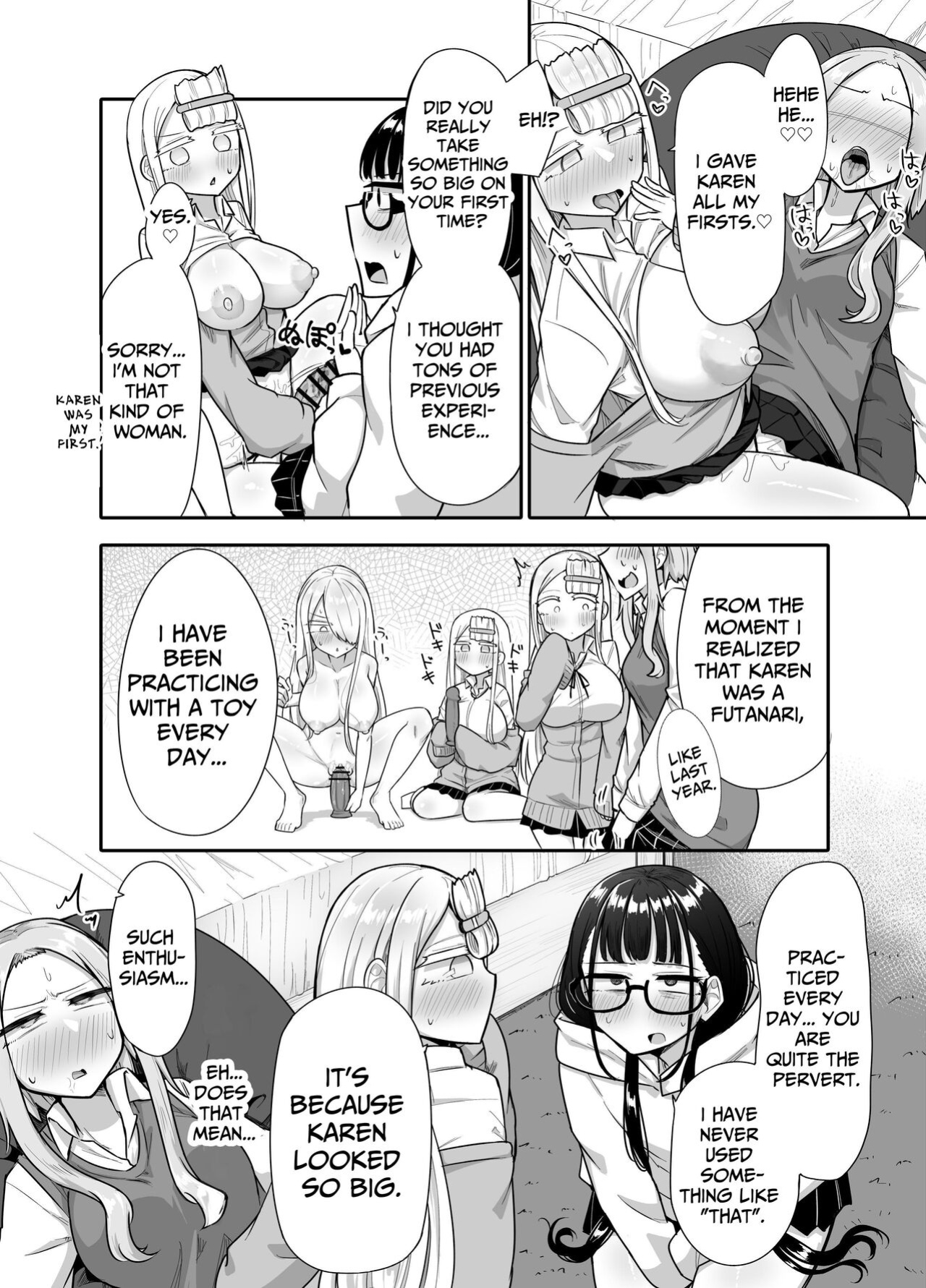 [Maka no Sokutu (Makano Mucchi)] Futanari na Koto ga Yuujin ni Barete Ite... | My Friends Found Out That I'm a Futanari... [Daichi Chantal]