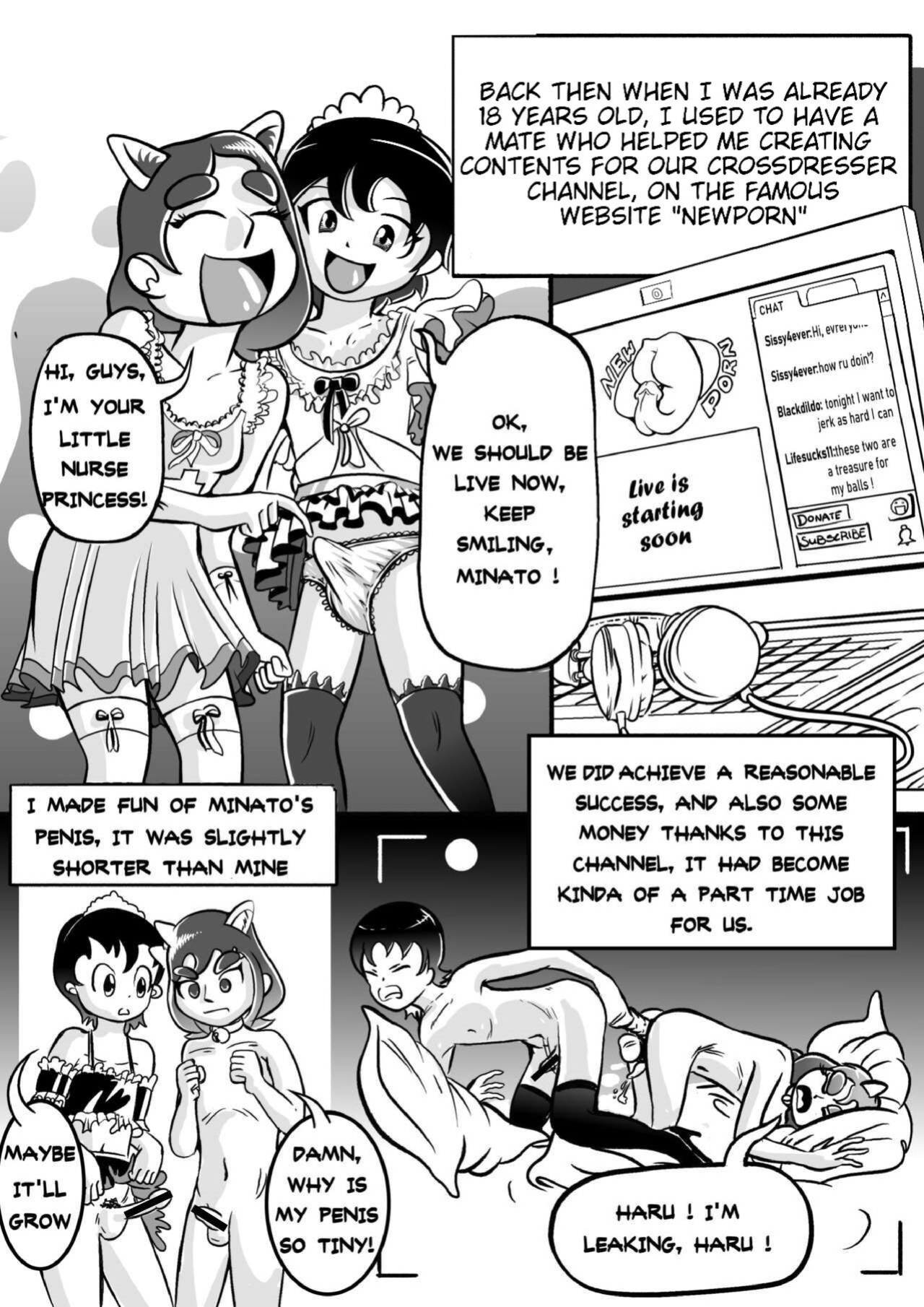 I tried female hormones to become a crossdresser Idol