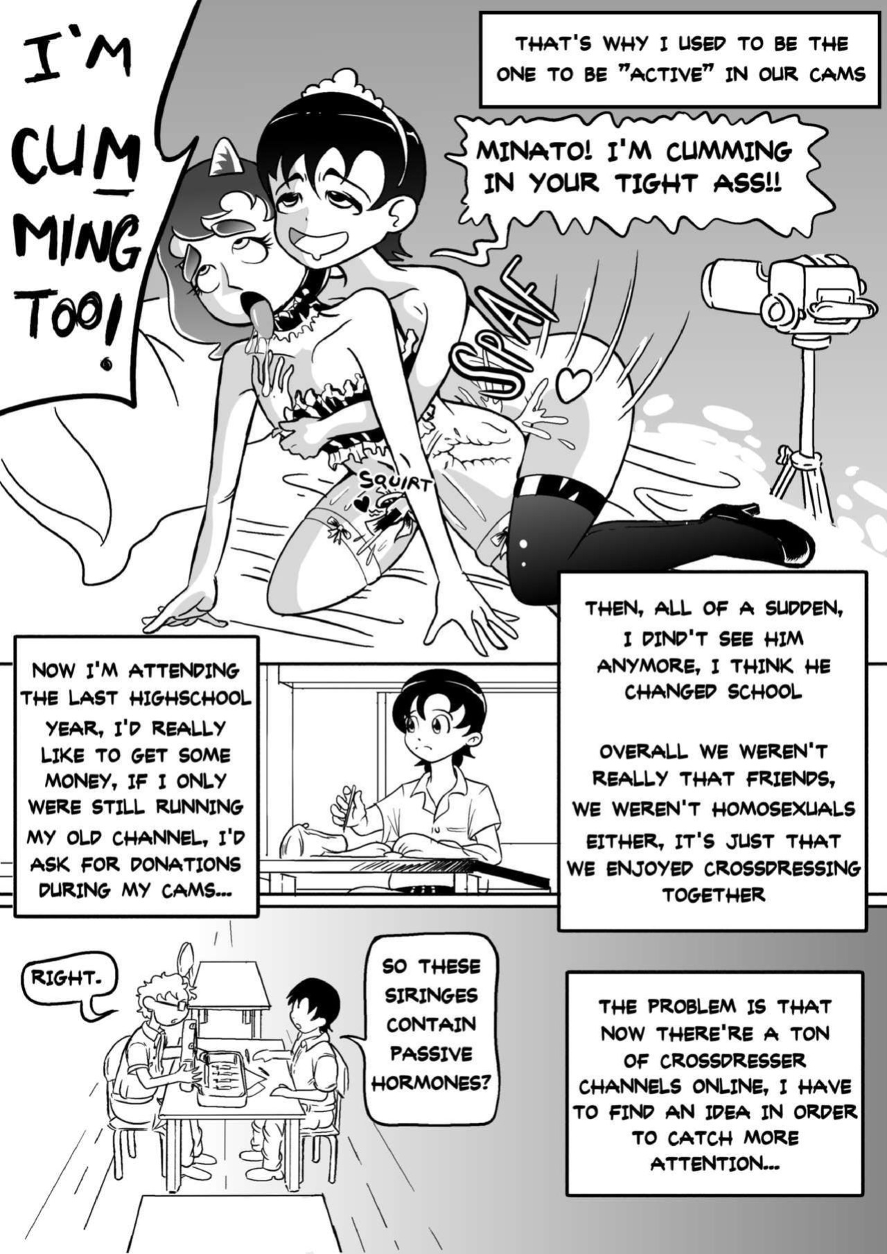I tried female hormones to become a crossdresser Idol