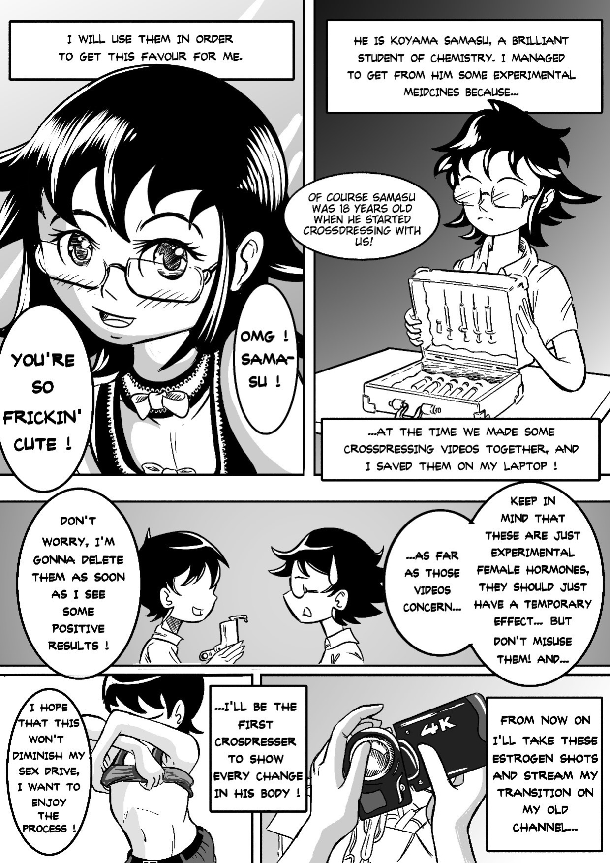I tried female hormones to become a crossdresser Idol