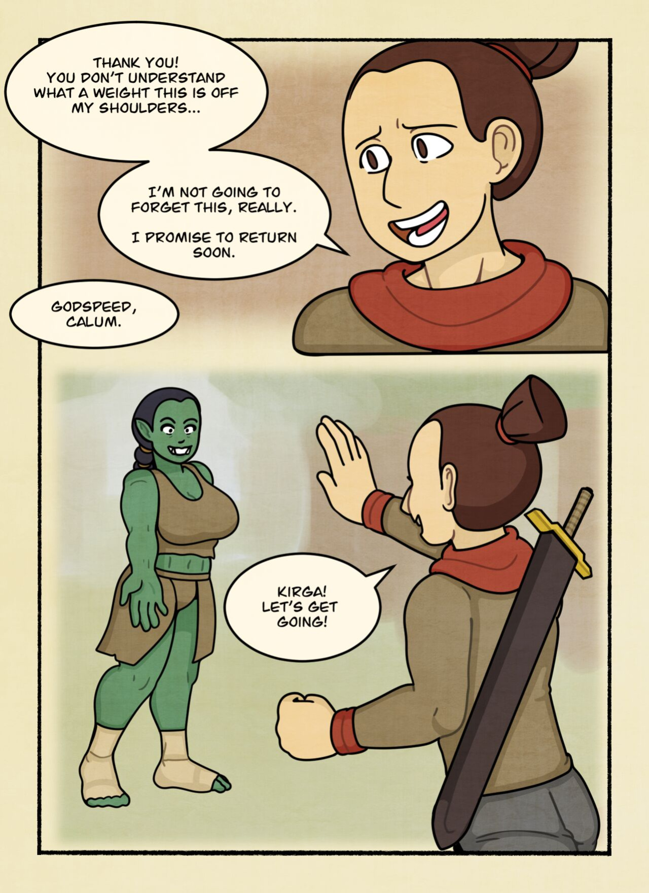 (Deadenddraws) Orc Slayer Part 2