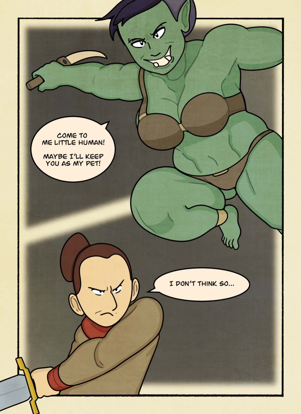 (Deadenddraws) Orc Slayer Part 2
