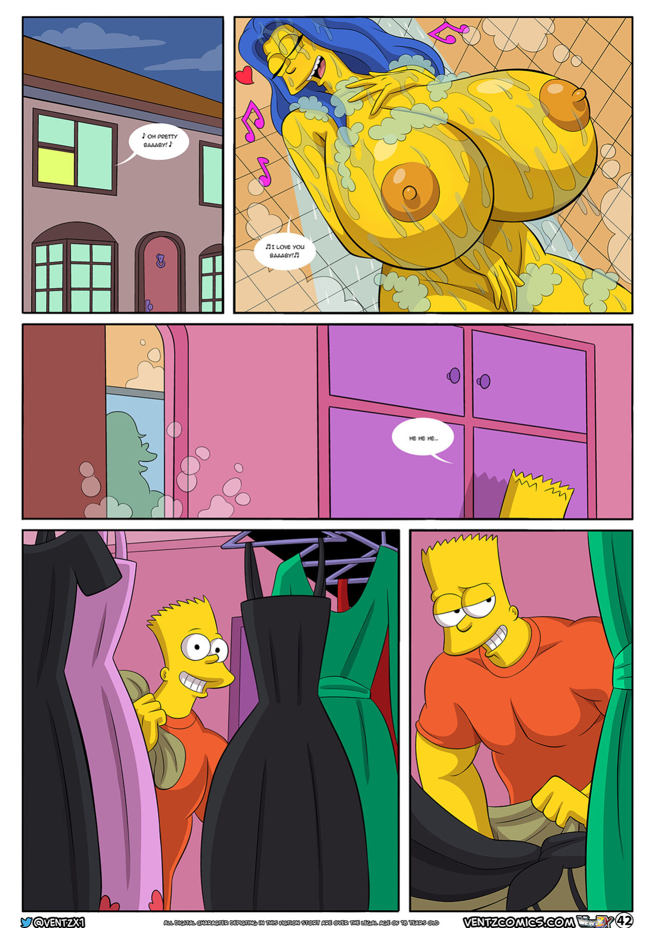 [VentzX] Sexy Sleep Walking #03 (The Simpsons)